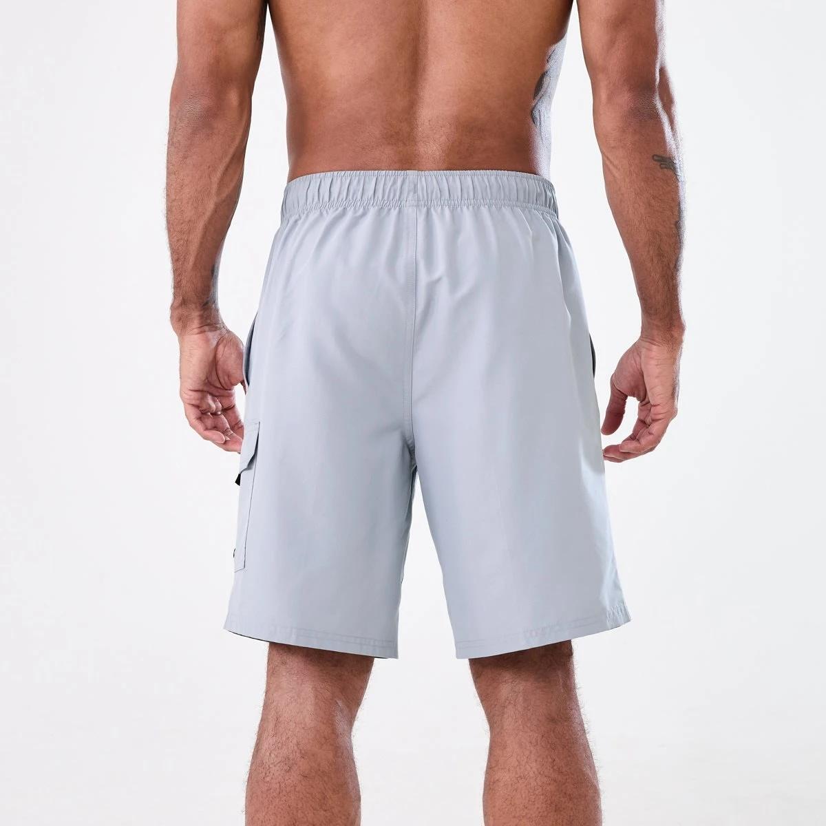 3 Elastic Waist Regular Cargo Boardshorts RAINDROPS GREY, 3 of 7