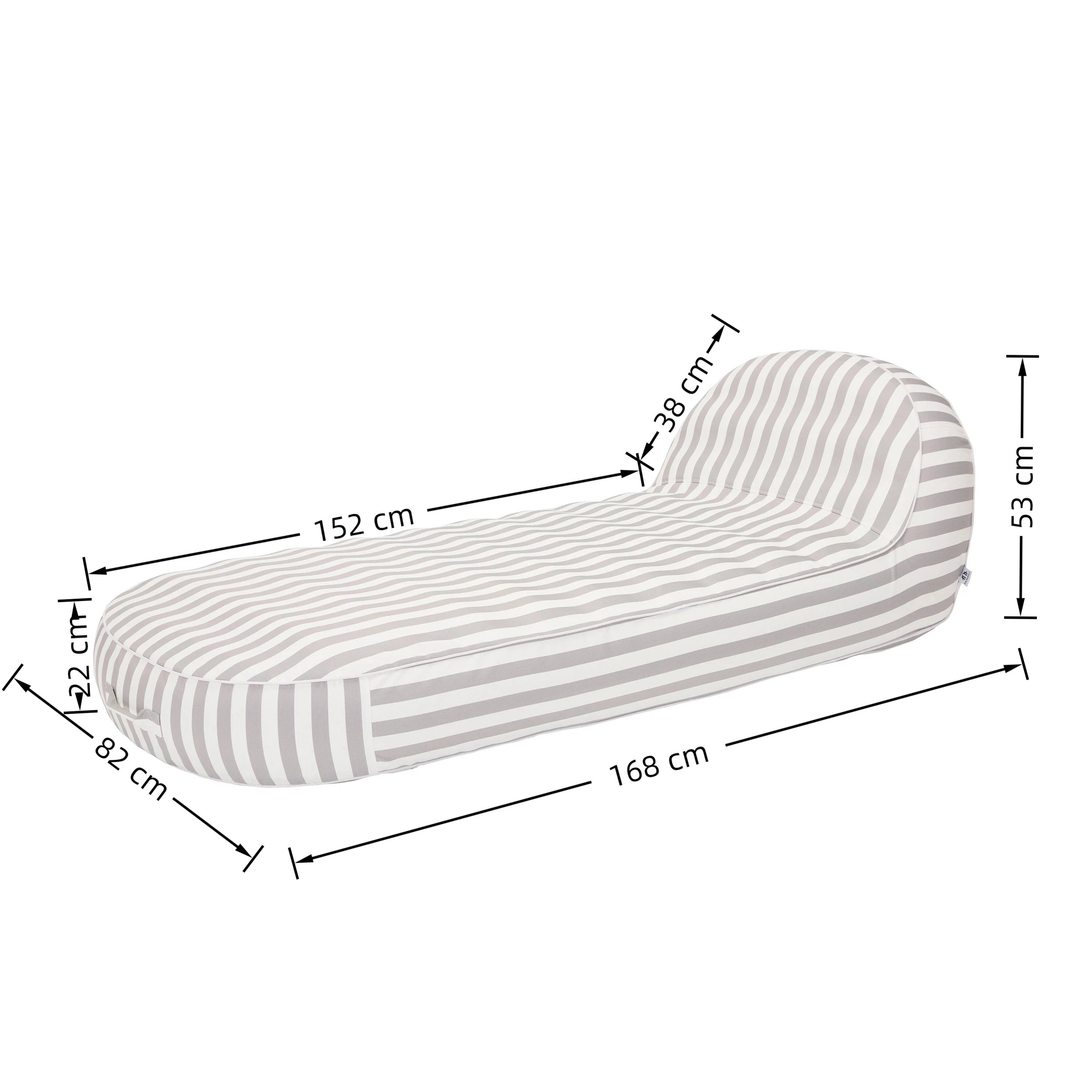 8 IHOMDEC Outdoor Waterproof Inflatable Lounge Chair - Grey, 8 of 10