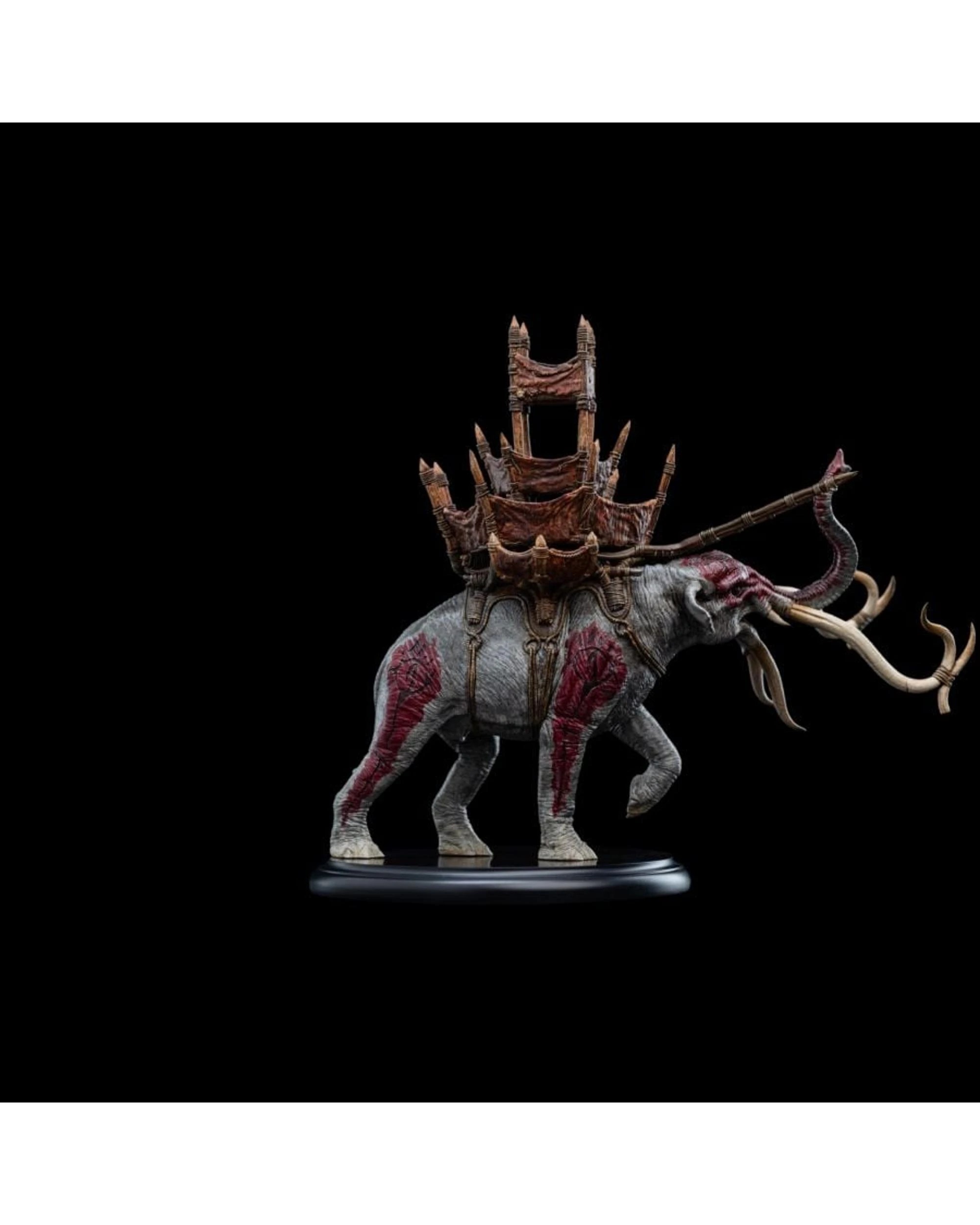 8 The Lord of the Rings Mumak in Battle Miniature Statue, 8 of 10