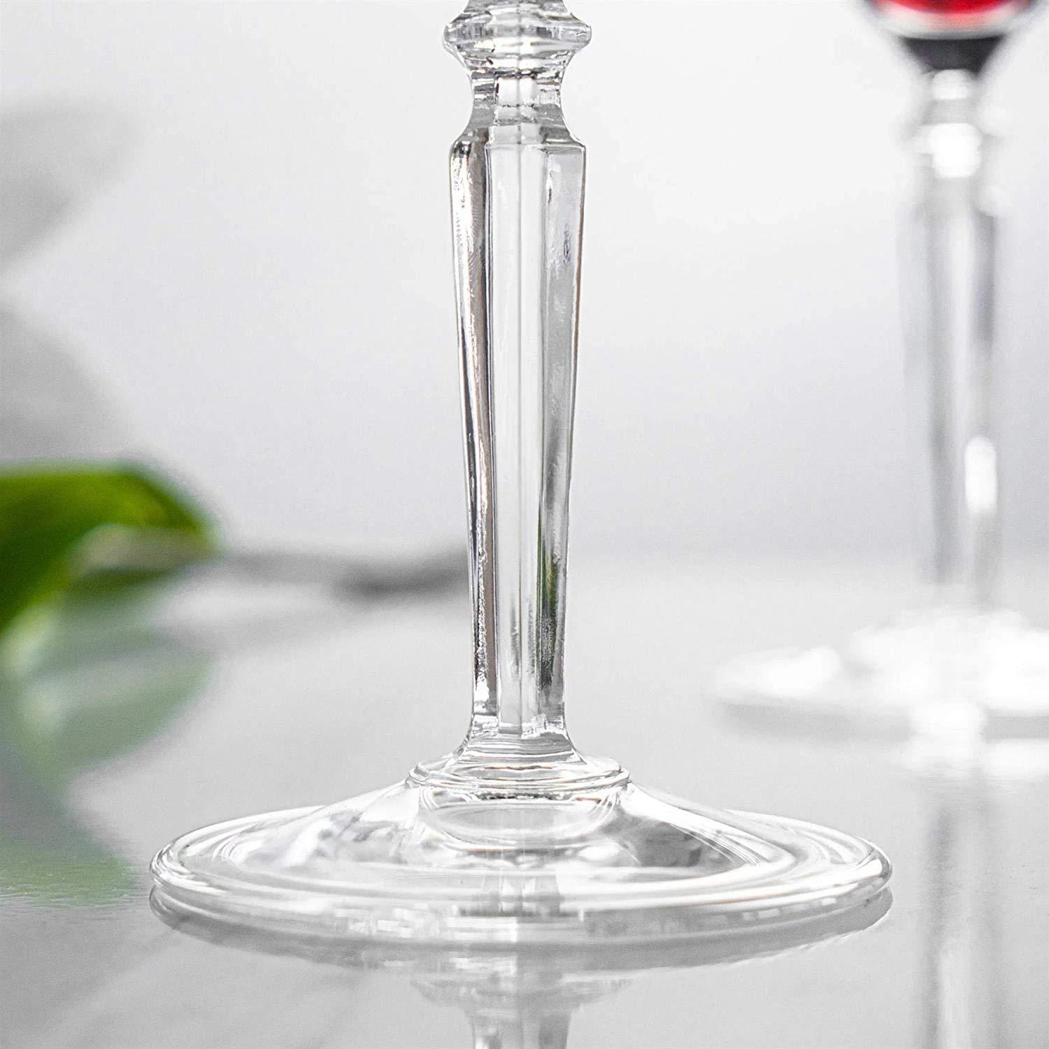 5 RCR Crystal Orchestra Cut Glass Wine Glasses Goblets Set - 290ml - Pack of 6 - Clear, 5 of 7