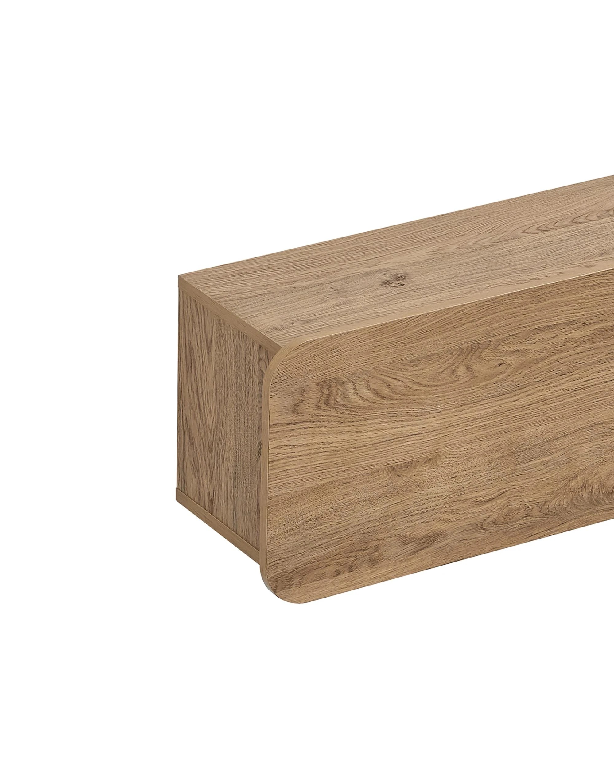 7 Kodu Wall Mount TV Entertainment Unit 3 Doors 180cm Oak - Natural, 7 of 9