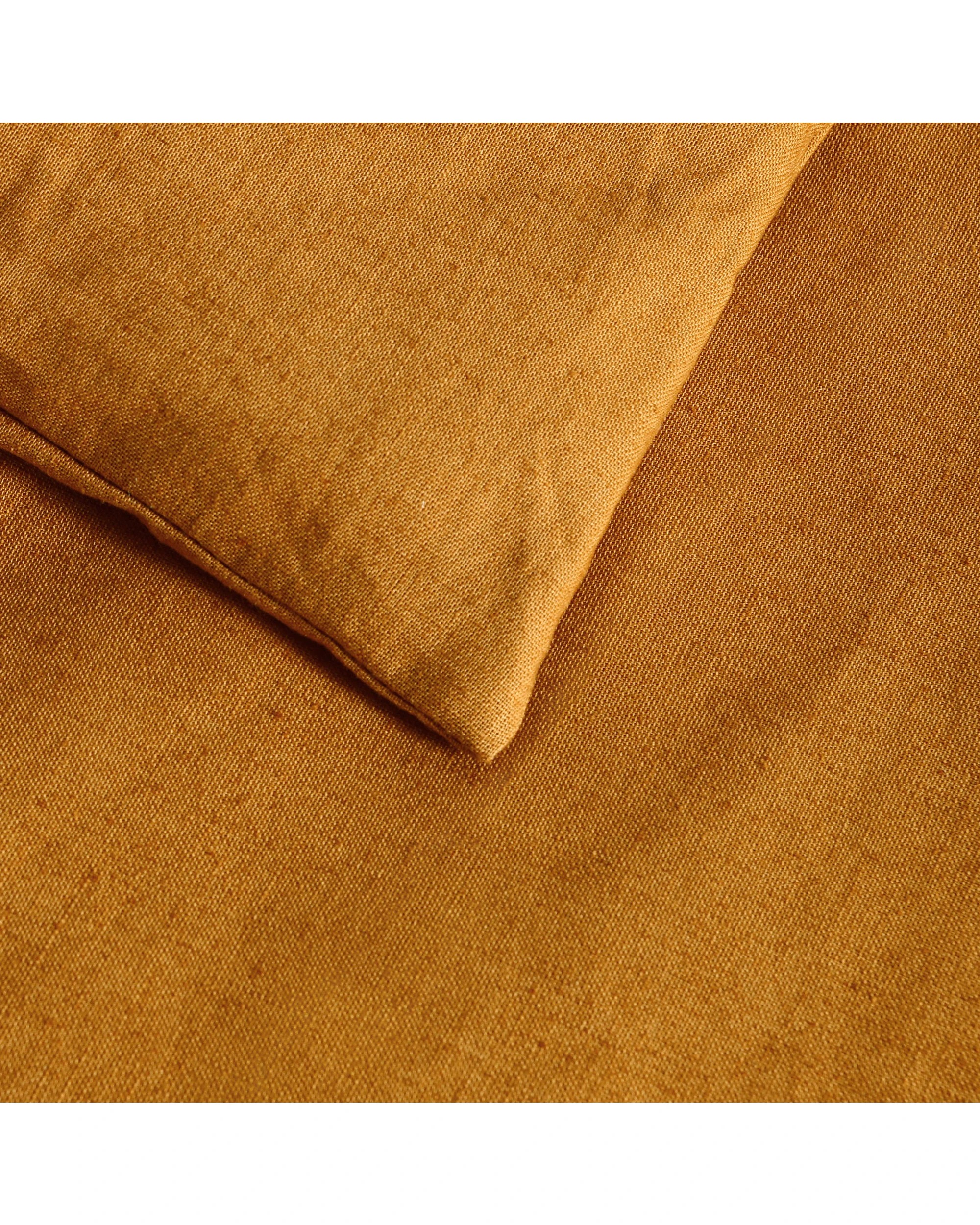 4 Dreamaker Linen Cotton Quilt Cover Set - Double Bed - Rust, 4 of 8