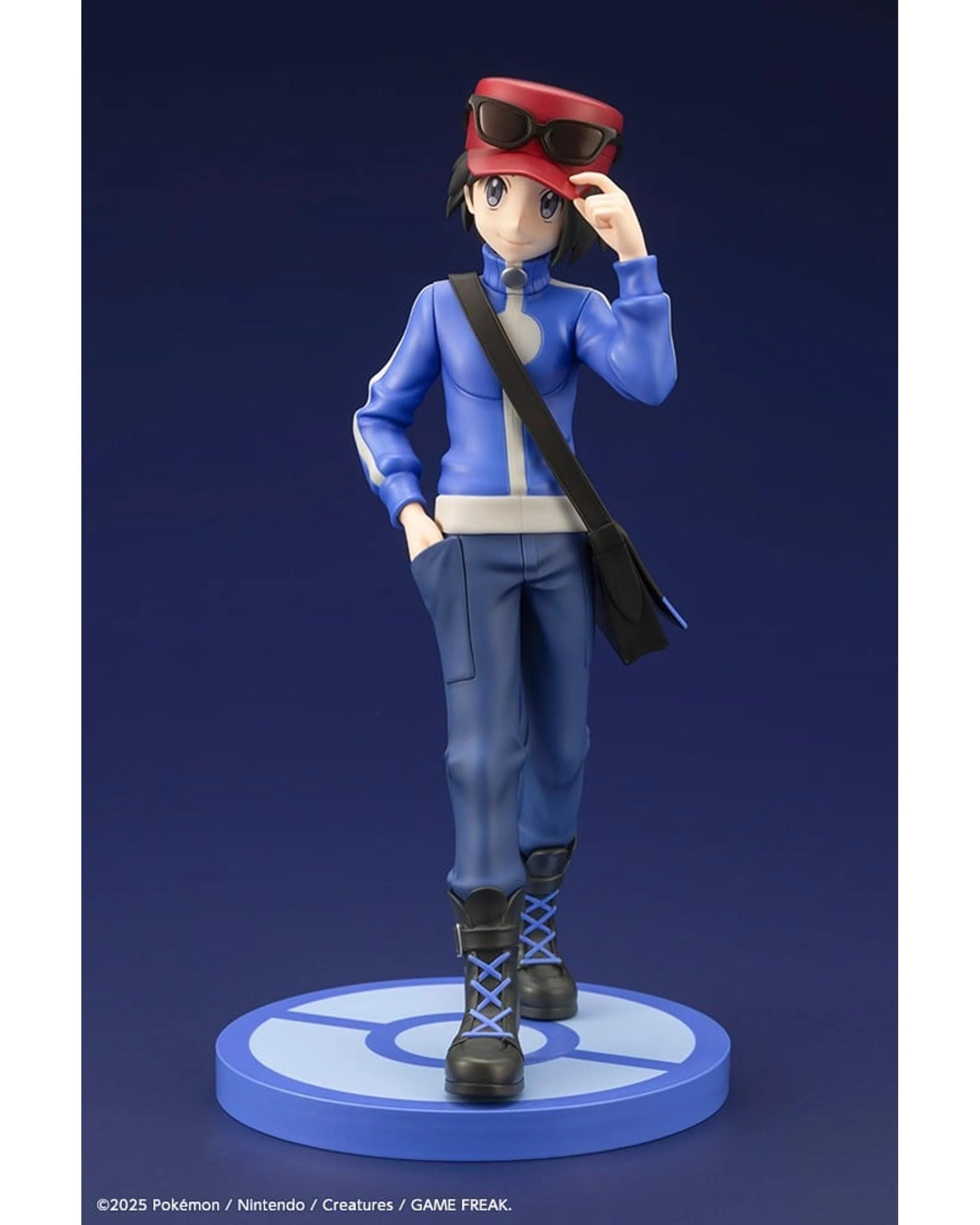 4 Kotobukiya ARTFX J Pokemon Calem with Froakie 1/8 Scale Figure, 4 of 10