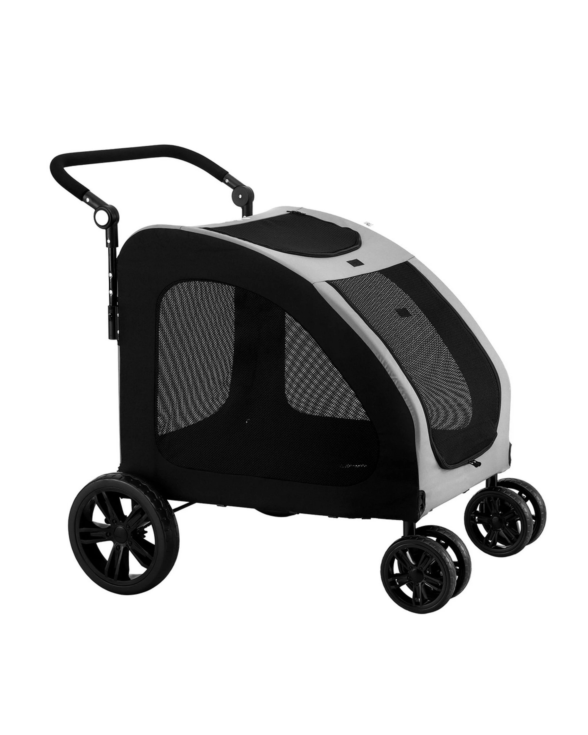 1 i.Pet Pet Stroller Dog Pram Large Carrier - Black, 1 of 7