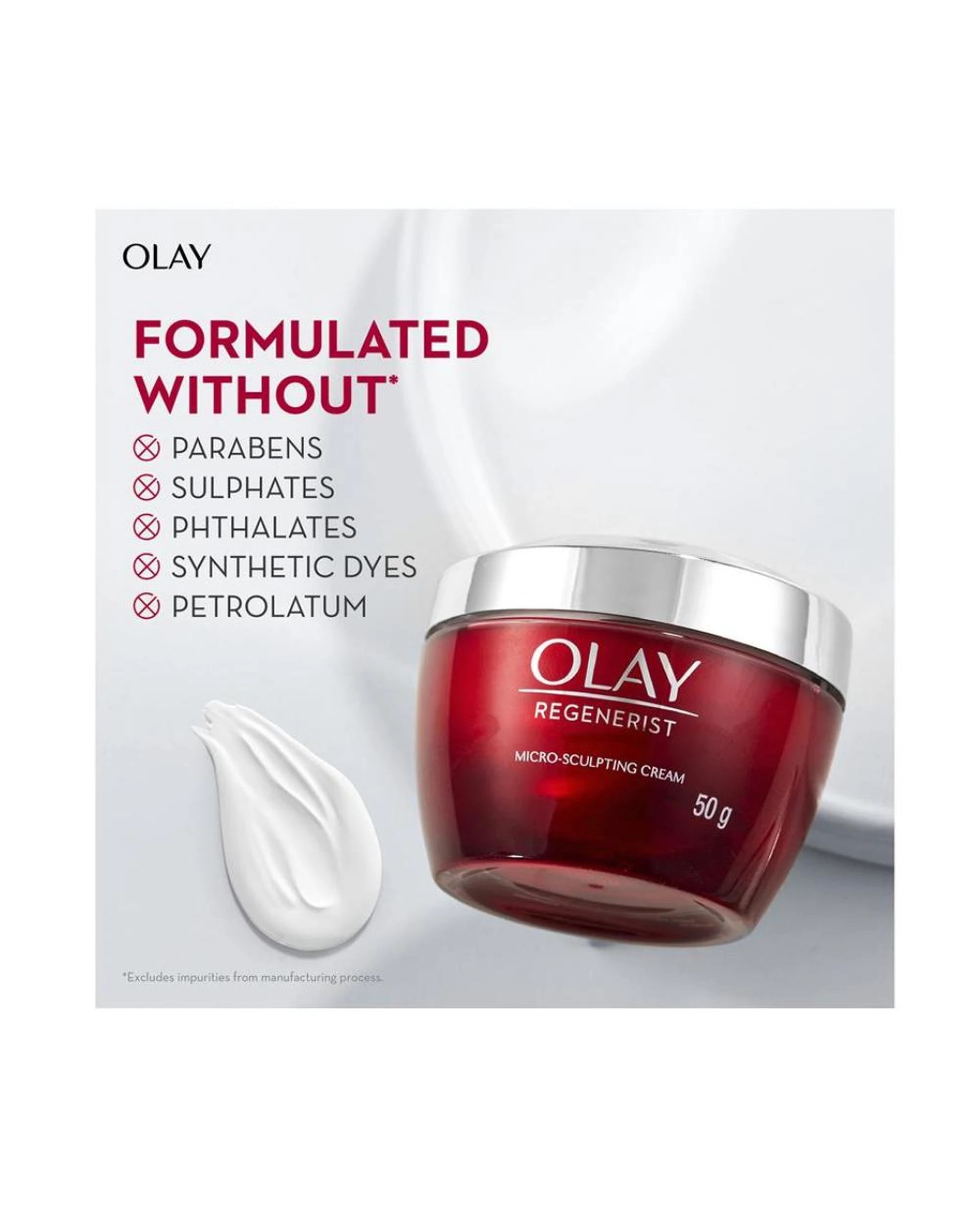 3 Olay Regenerist Micro-Sculpting Cream 50g, 3 of 4