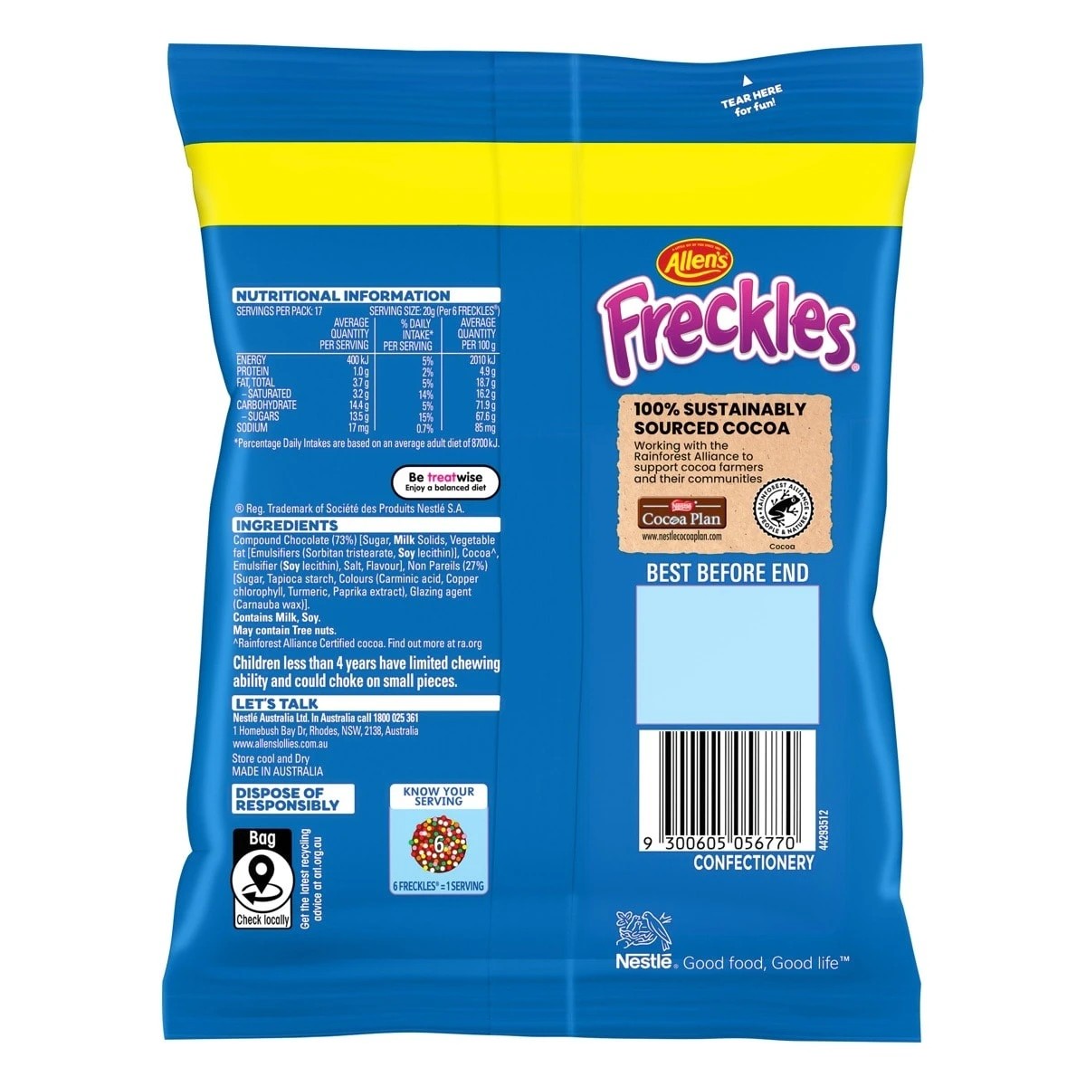 2 Allen's Freckles Family Size Pack 340g, 2 of 2