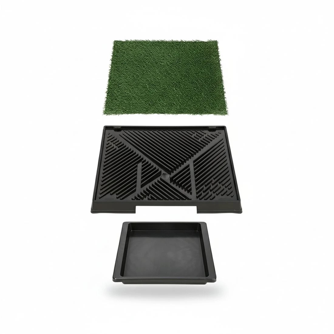4 i.Pet Pet Training Pad Dog Potty Toilet Large Portable With Tray Grass 2 - Green, 4 of 5