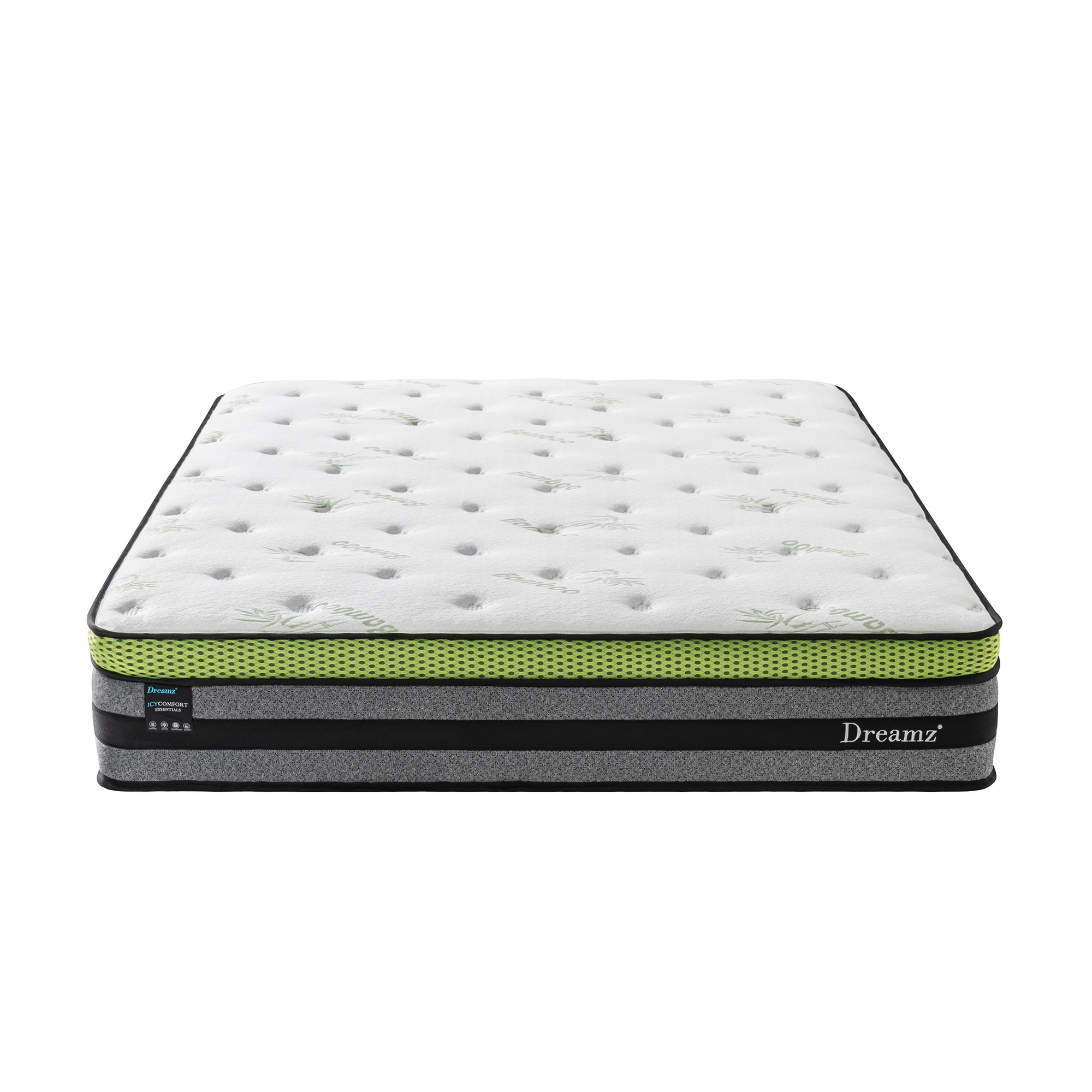 2 Dreamz Queen Cooling Spring Mattress 30cm, 2 of 6