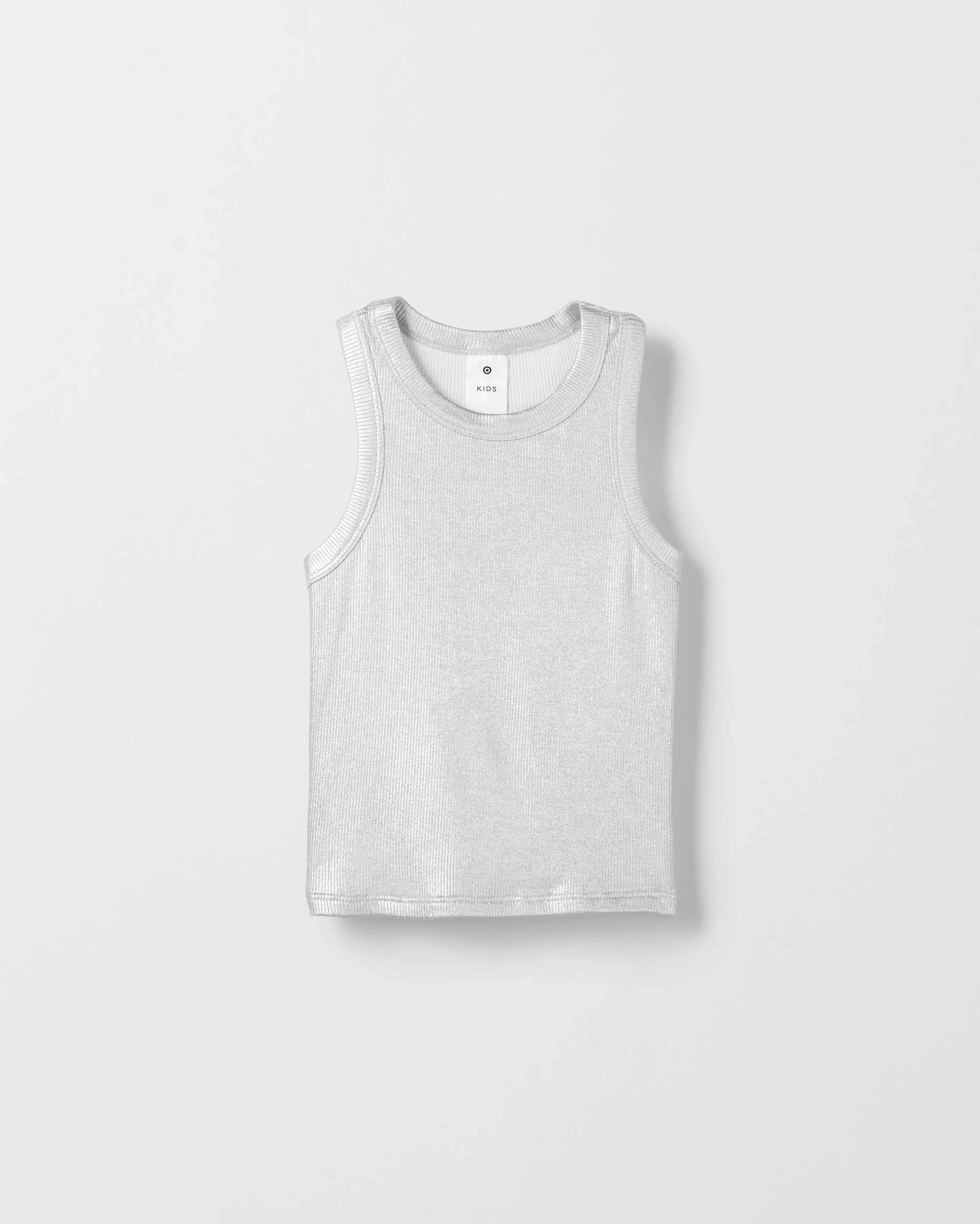 4 Target Metallic Rib Tank PALE SILVER, 4 of 5