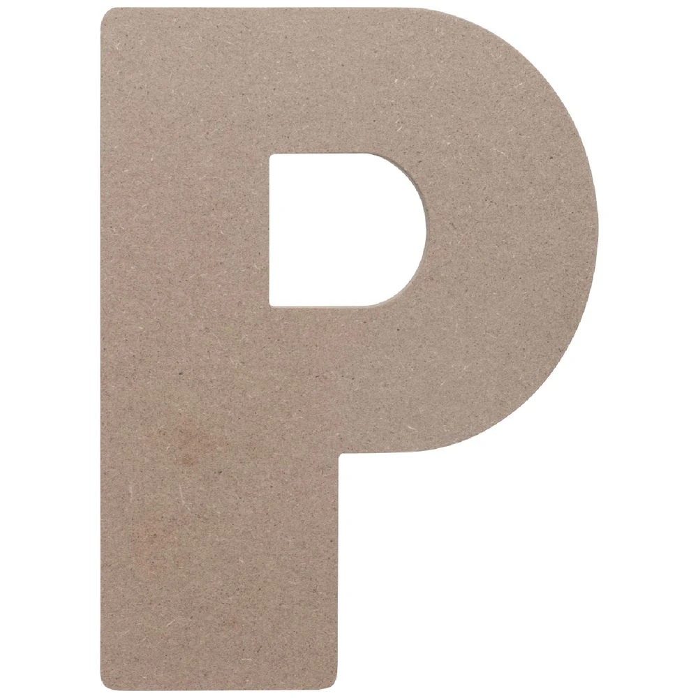 1 Born Wooden Alphabet Letter P 20cm, 1 of 3