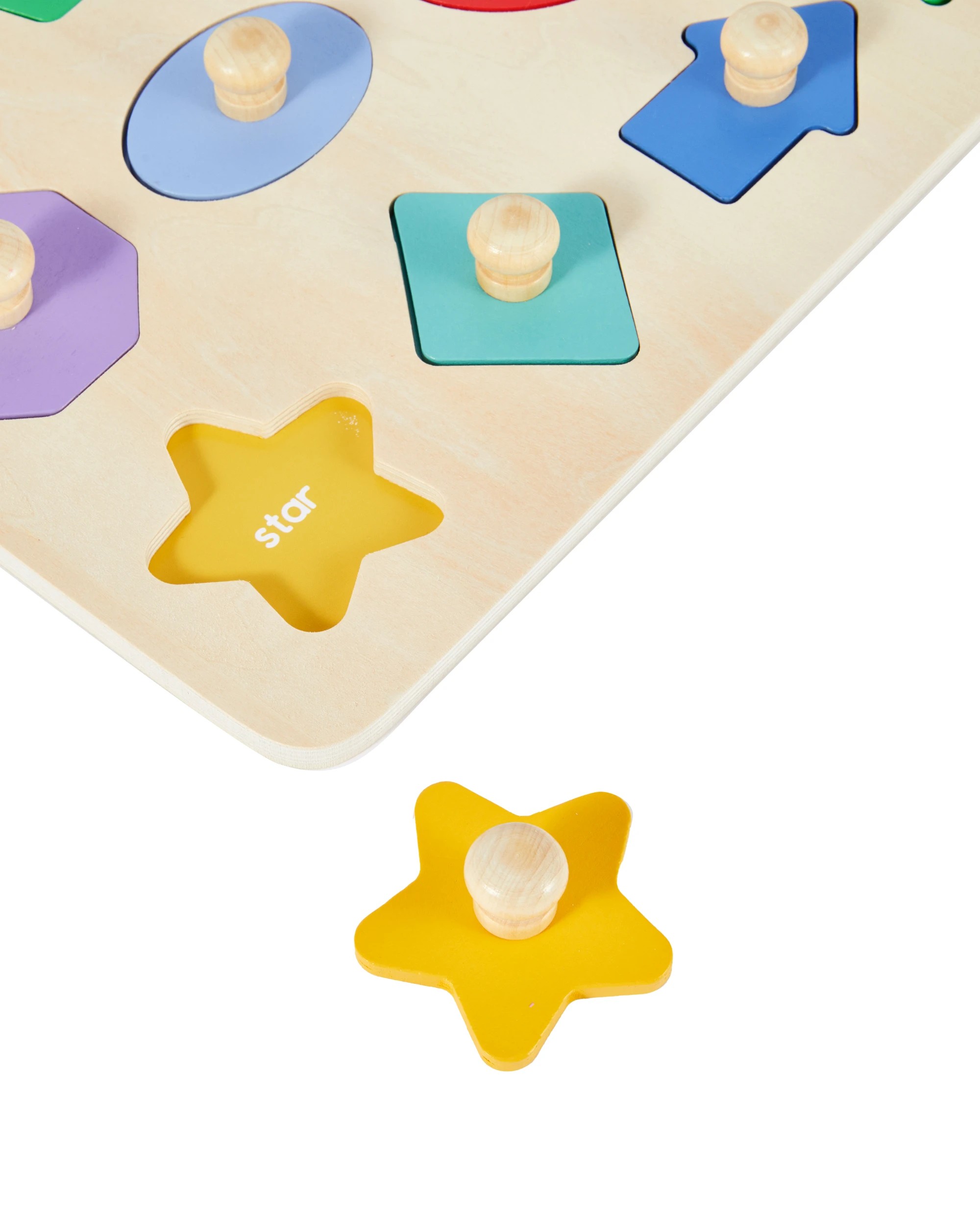 4 Wooden Shape Puzzle, 4 of 5