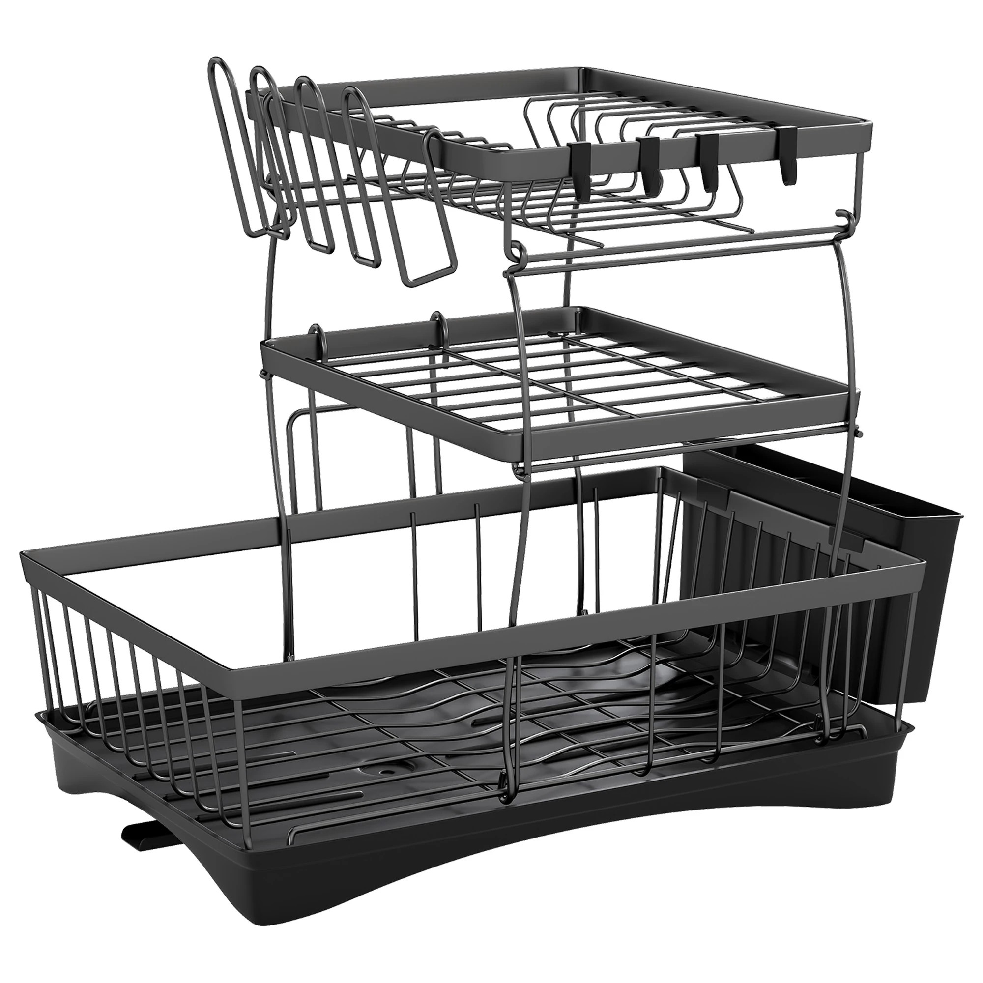 1 Toque Dish Drying Rack 3 Tier, 1 of 7
