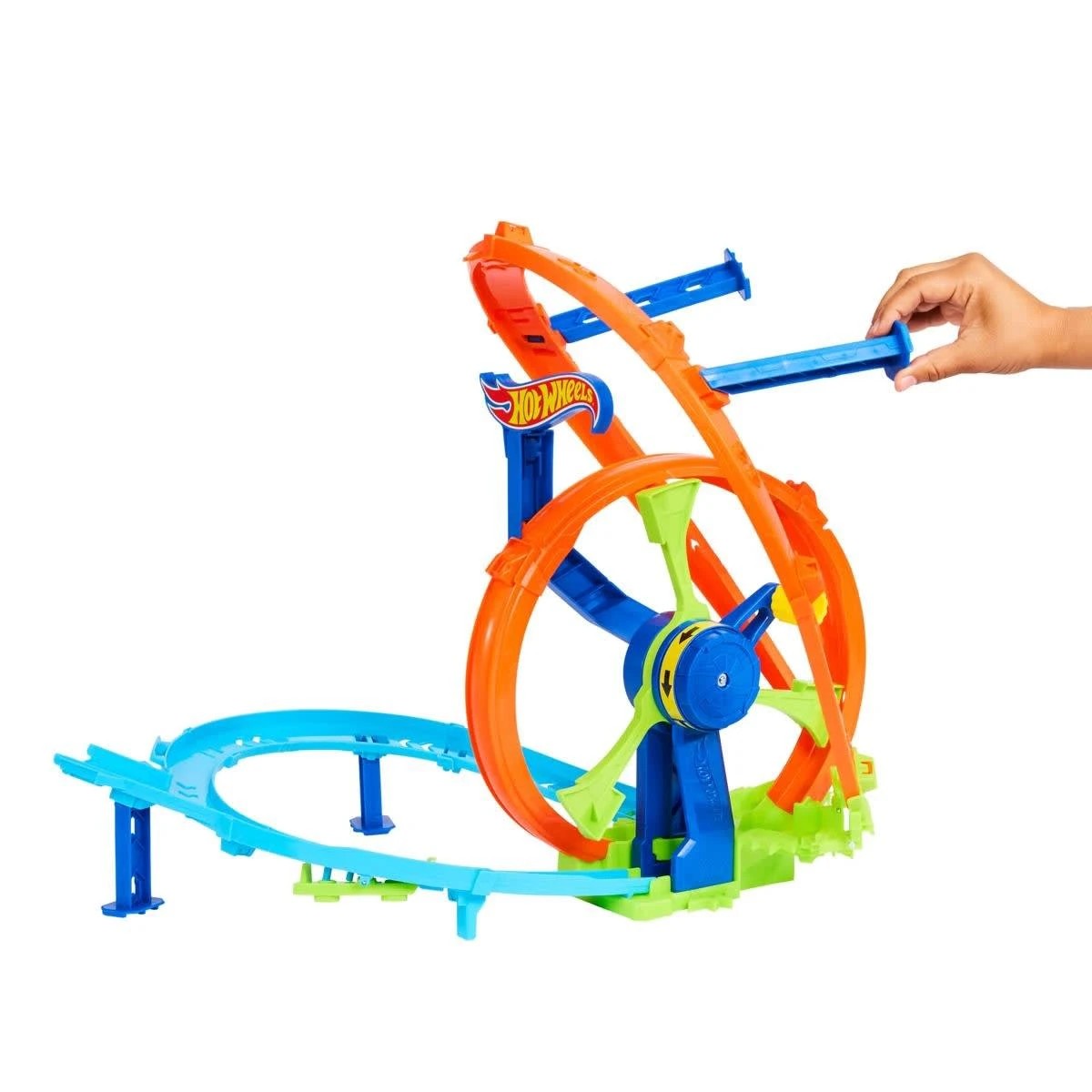 5 Hot Wheels Stunt Tracks Rapid Launch & Loop Playset, 5 of 6