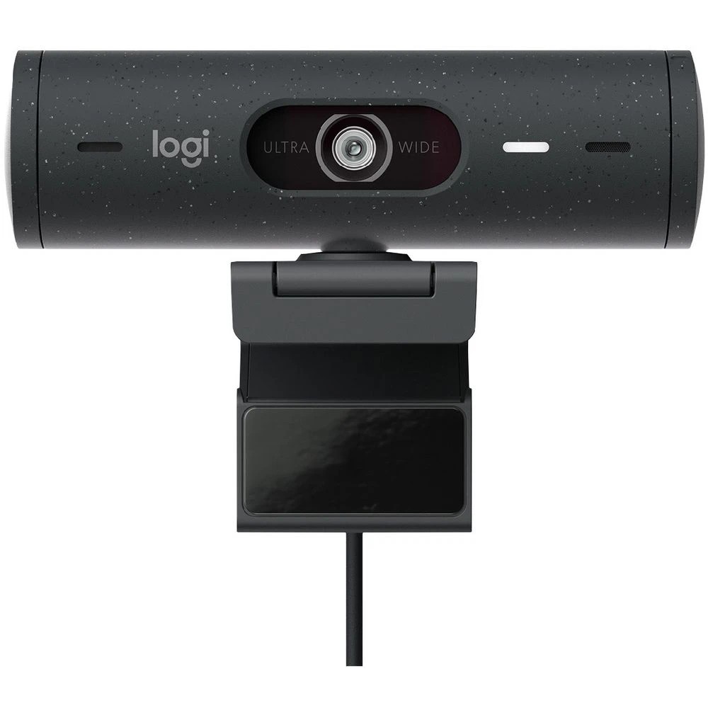 1 Logitech Brio 500 Full HD HDR Webcam Grey, 1 of 10