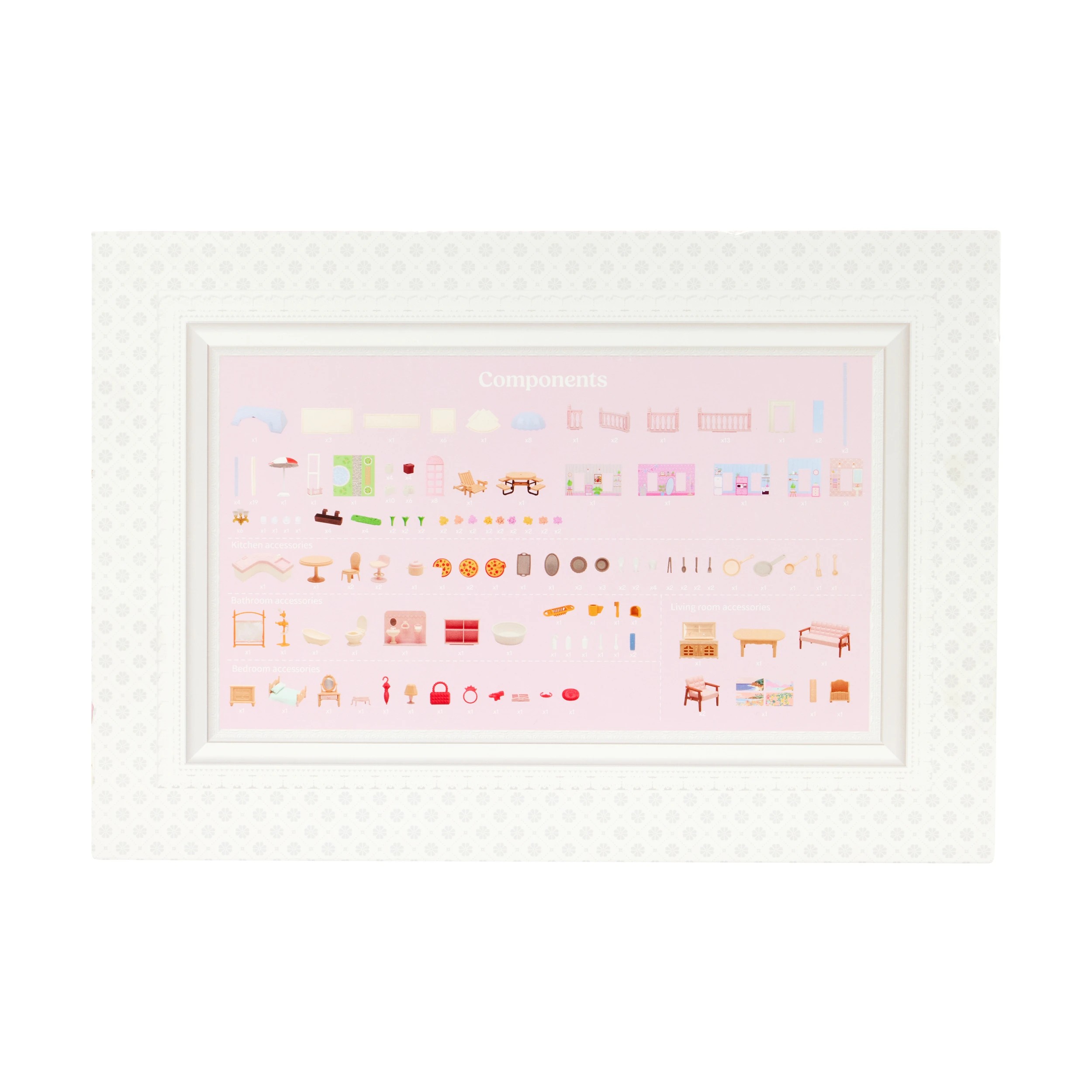 3 228 Piece Forest Friends Dollhouse Playset, 3 of 3