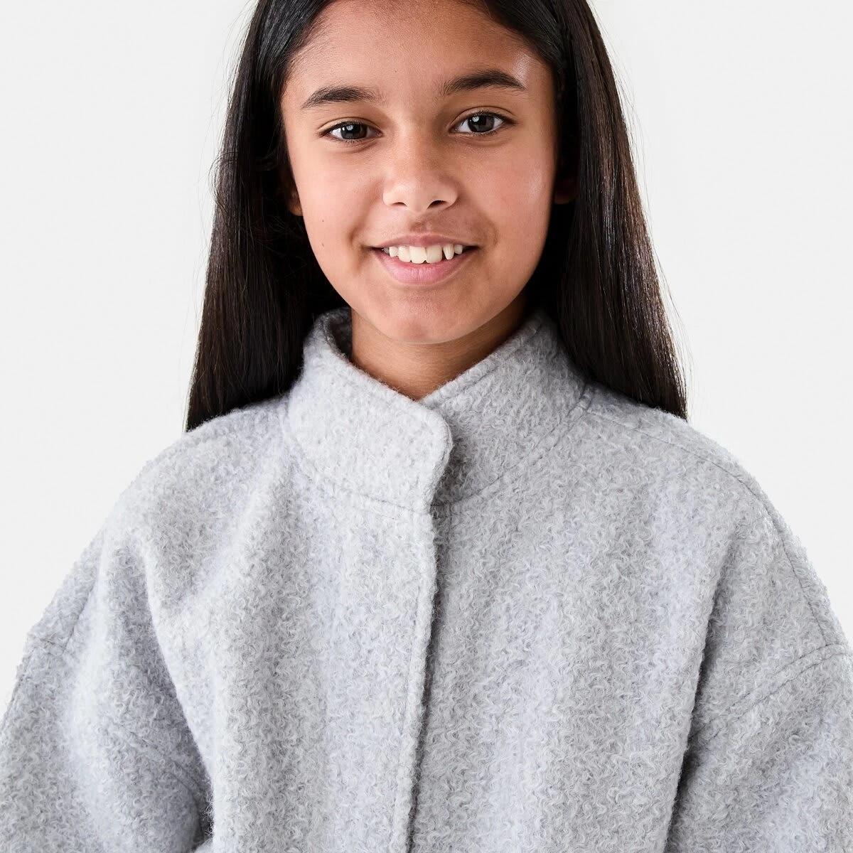 4 Melton Jacket Fleece Gry, 4 of 8