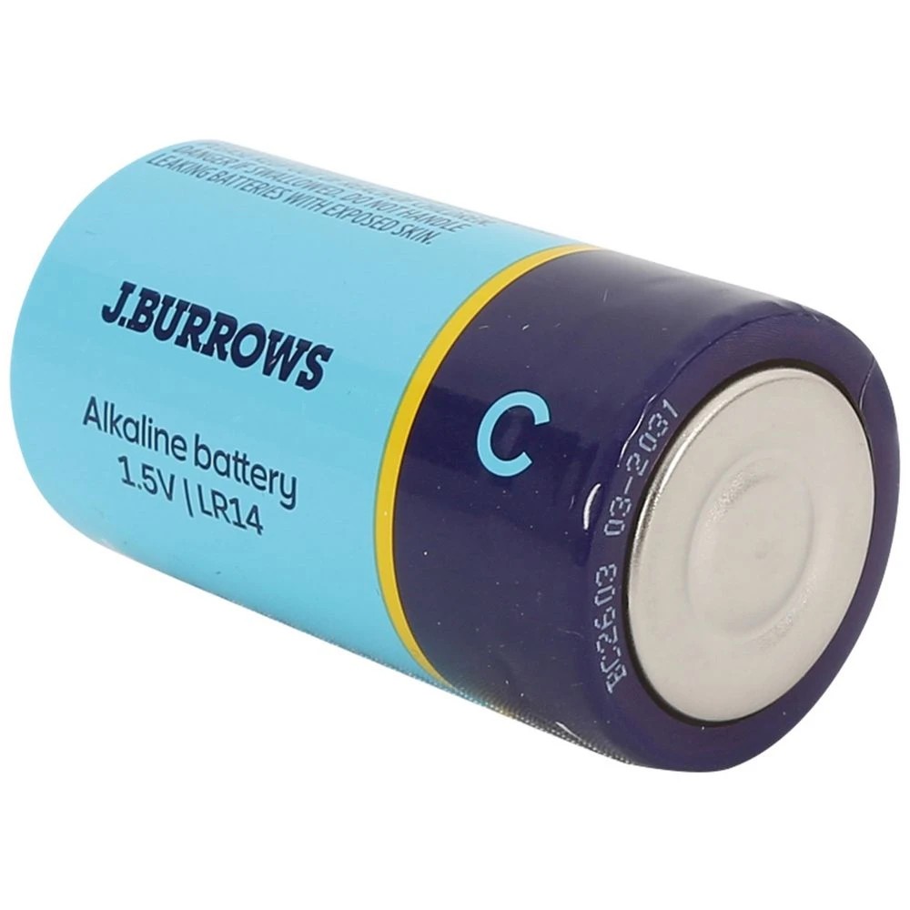 5 J.Burrows C Alkaline Batteries 3 Pack, 5 of 6