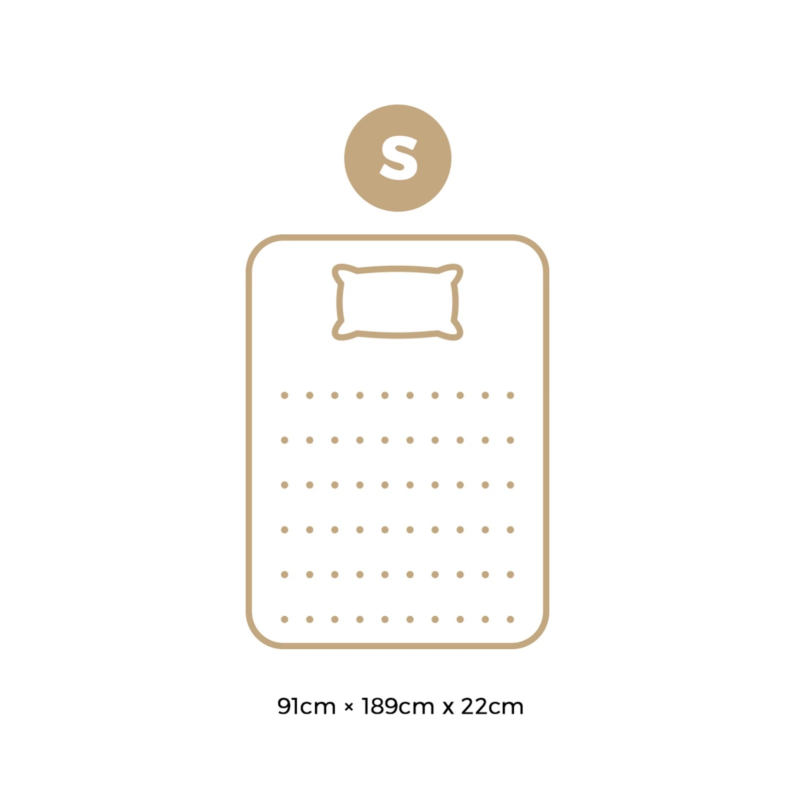 10 Bedra Bedding 22cm Single Mattress Cool Gel Foam Bonnell Spring With Pillow
 - Multi, 10 of 10