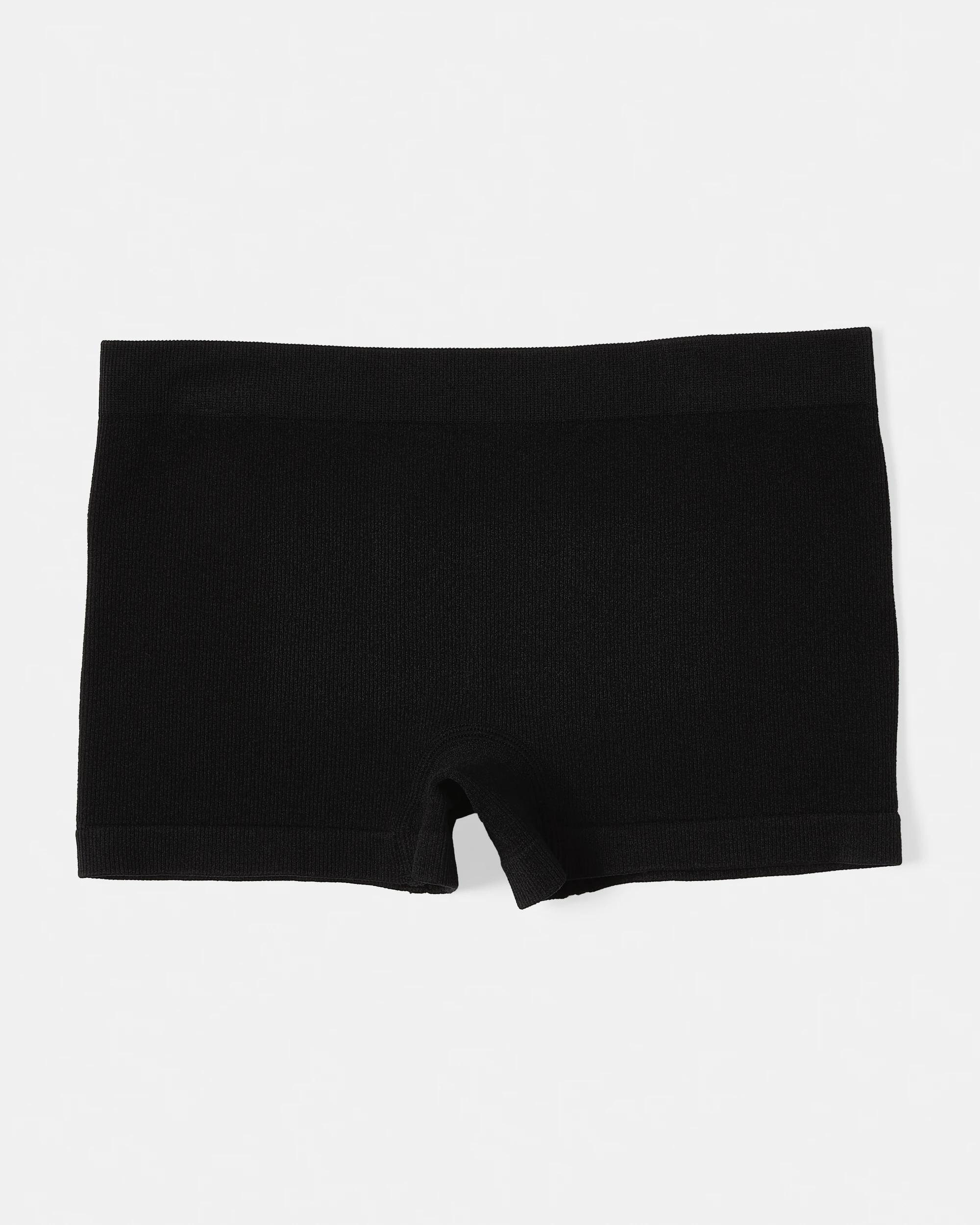 4 3 Pack Rib Seamfree Shorties Pur Shorti, 4 of 5