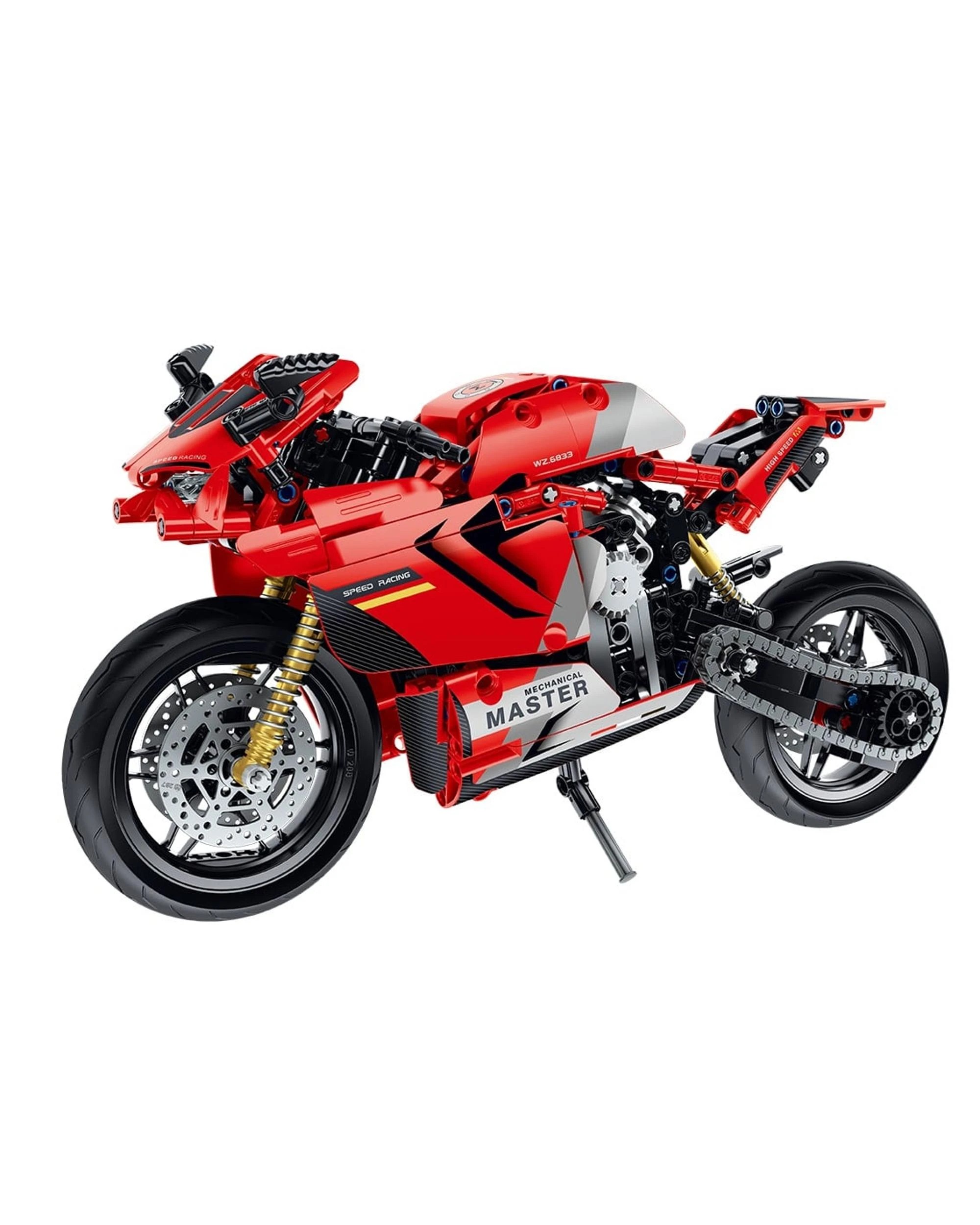 2 iM.Master Mechanical Master Motorbike Red 557 Piece Model Kit - 6833 - Red, 2 of 4