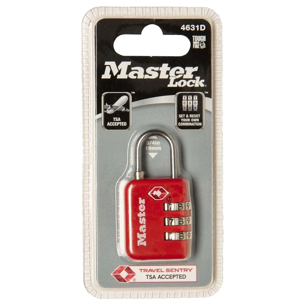 7 Masterlock Luggage TSA Combination Padlock 30mm, 7 of 7
