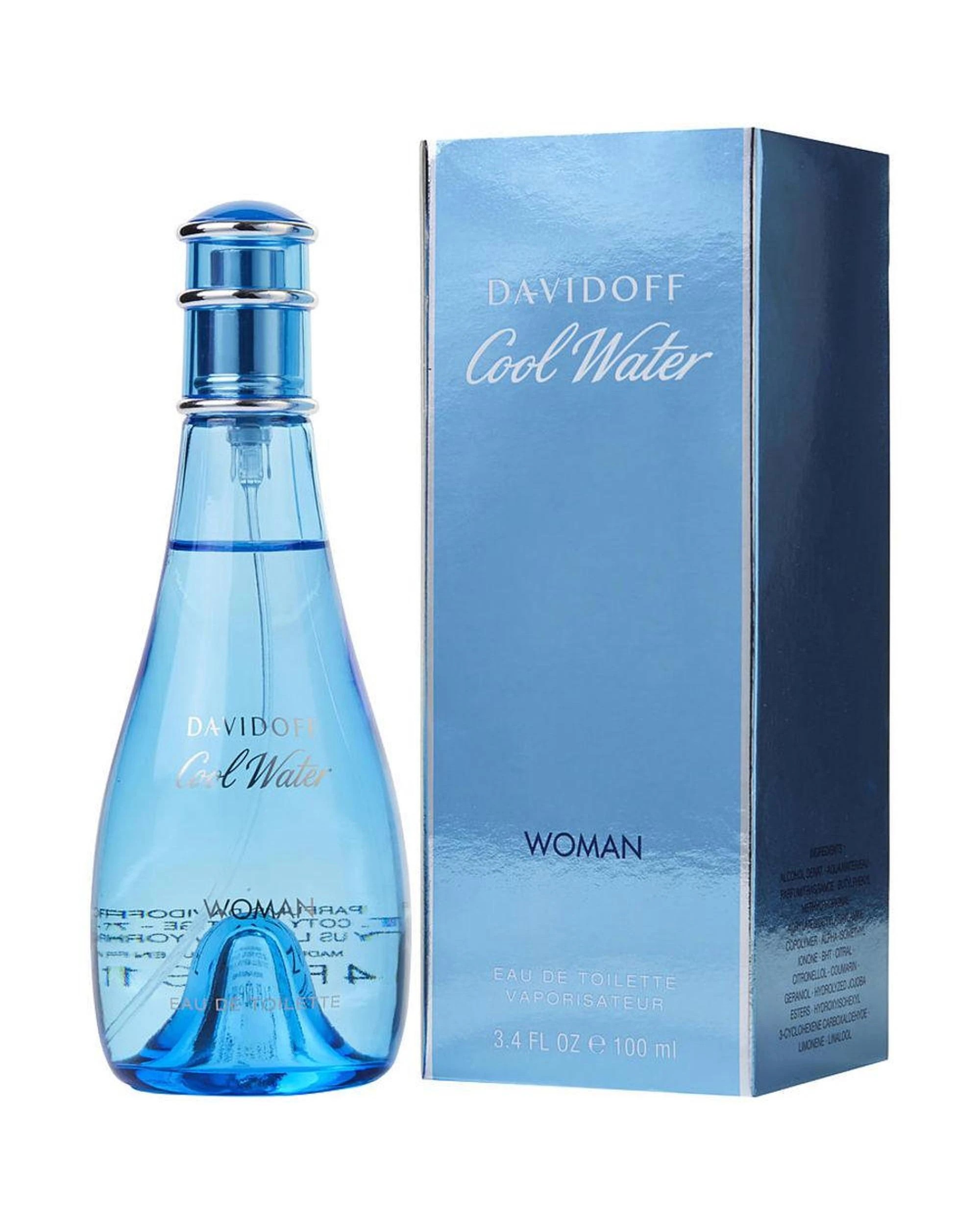 1 Davidoff Cool Water Woman Eau De Toilette 100mL Spray, 1 of 1