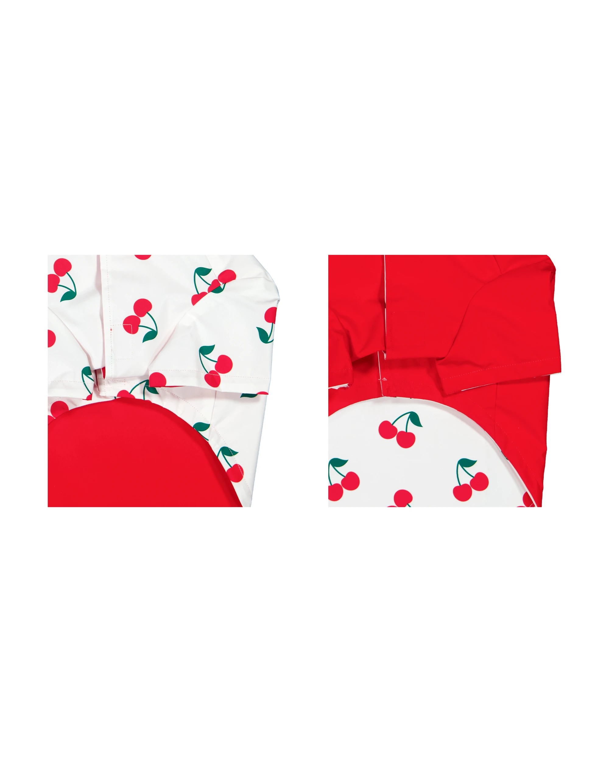 7 Pet Reversible Cherry Raincoat - Medium, 7 of 10