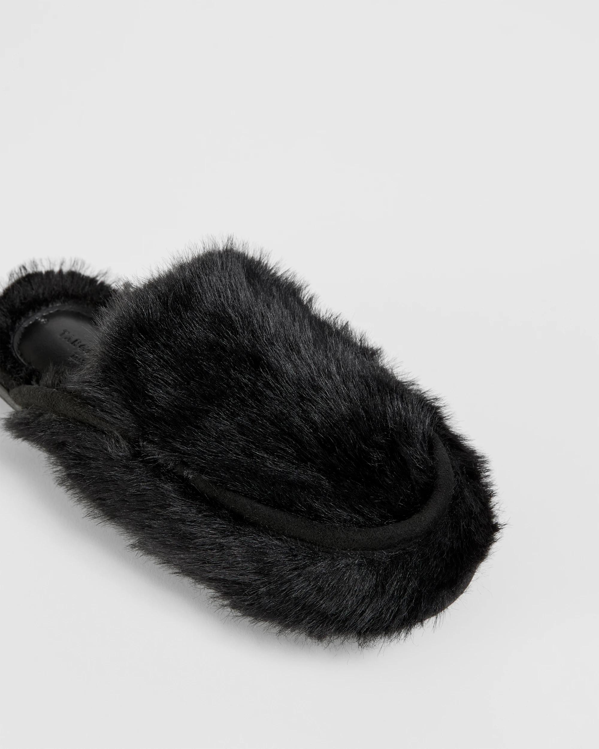 3 Target Fluffy Mule Scuff Slipper - Zuri BLACK, 3 of 3