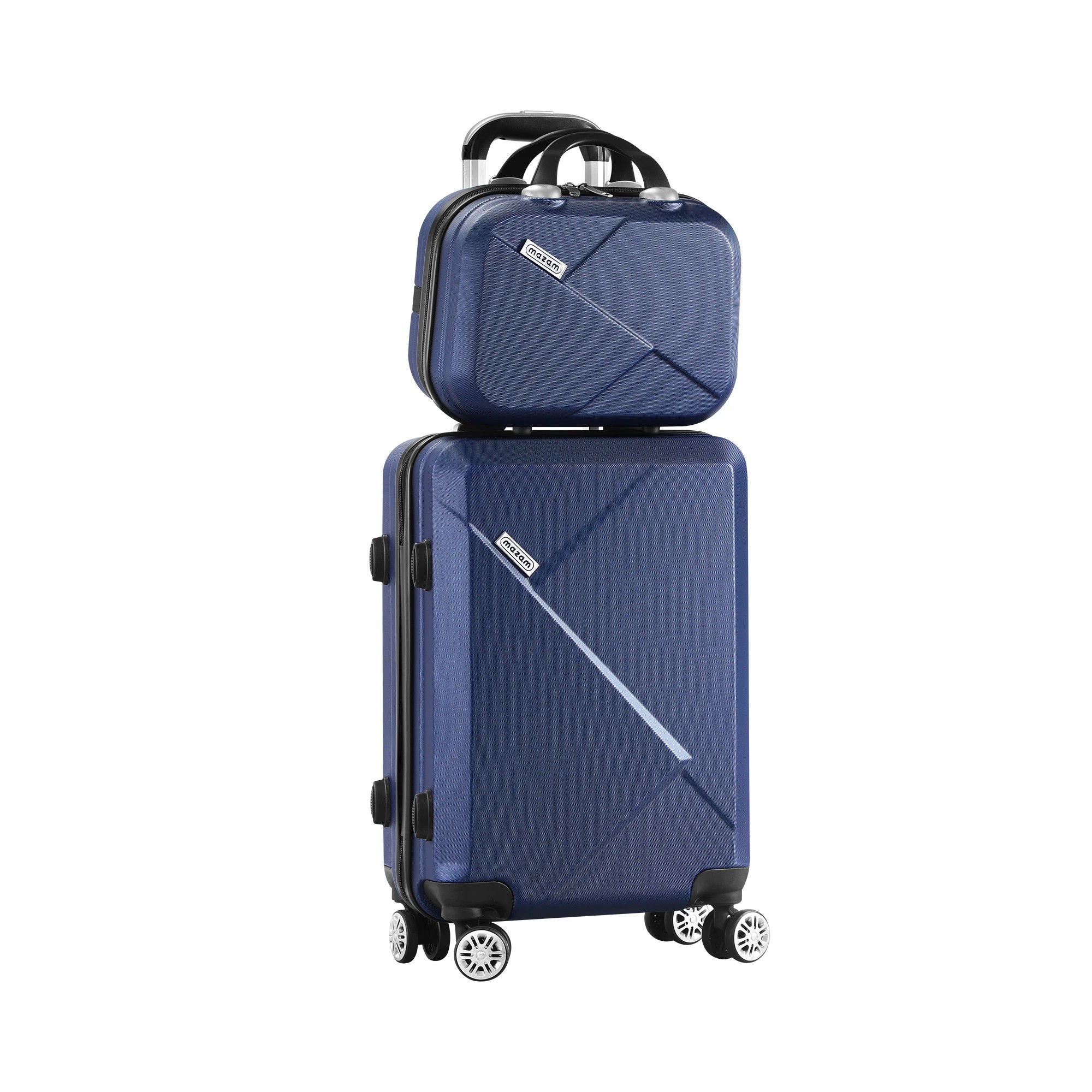 6 Mazam 2PCS Luggage Suitcase Trolley Set - Blue, 6 of 7