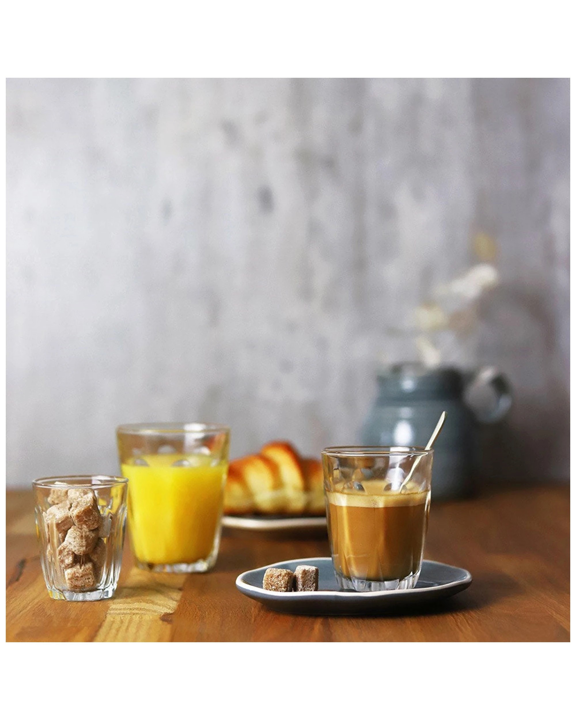 5 Duralex Provence 200ml Clear Glass Tumblers Set of 6 Made in France - Plain, 5 of 5