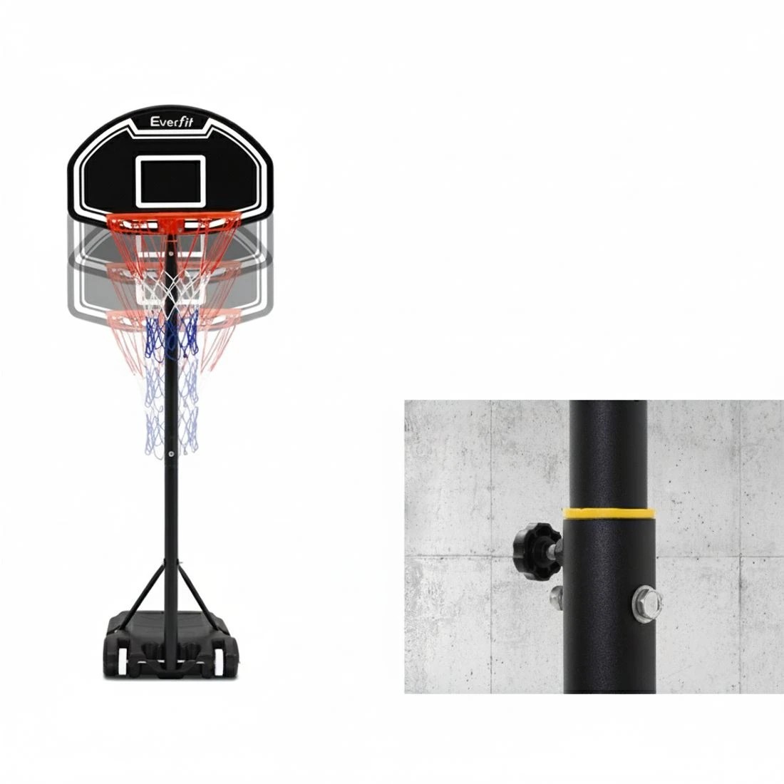 7 Everfit 2.1M Basketball Hoop Stand System Adju Portable Pro Kids - Multi, 7 of 7