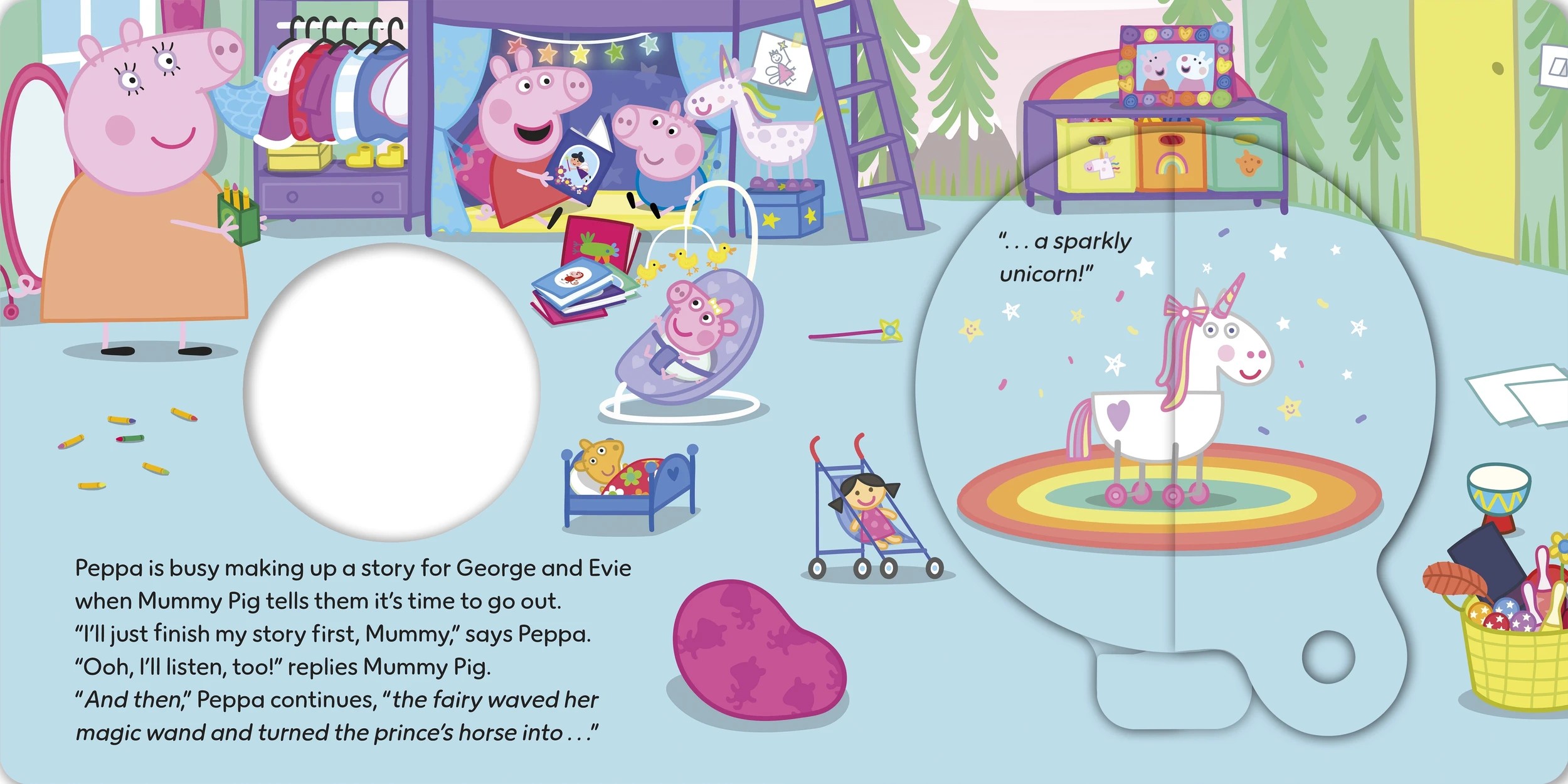 3 Peppa Pig: Peppa's Magical Story - A Magic Wheel Book, 3 of 3