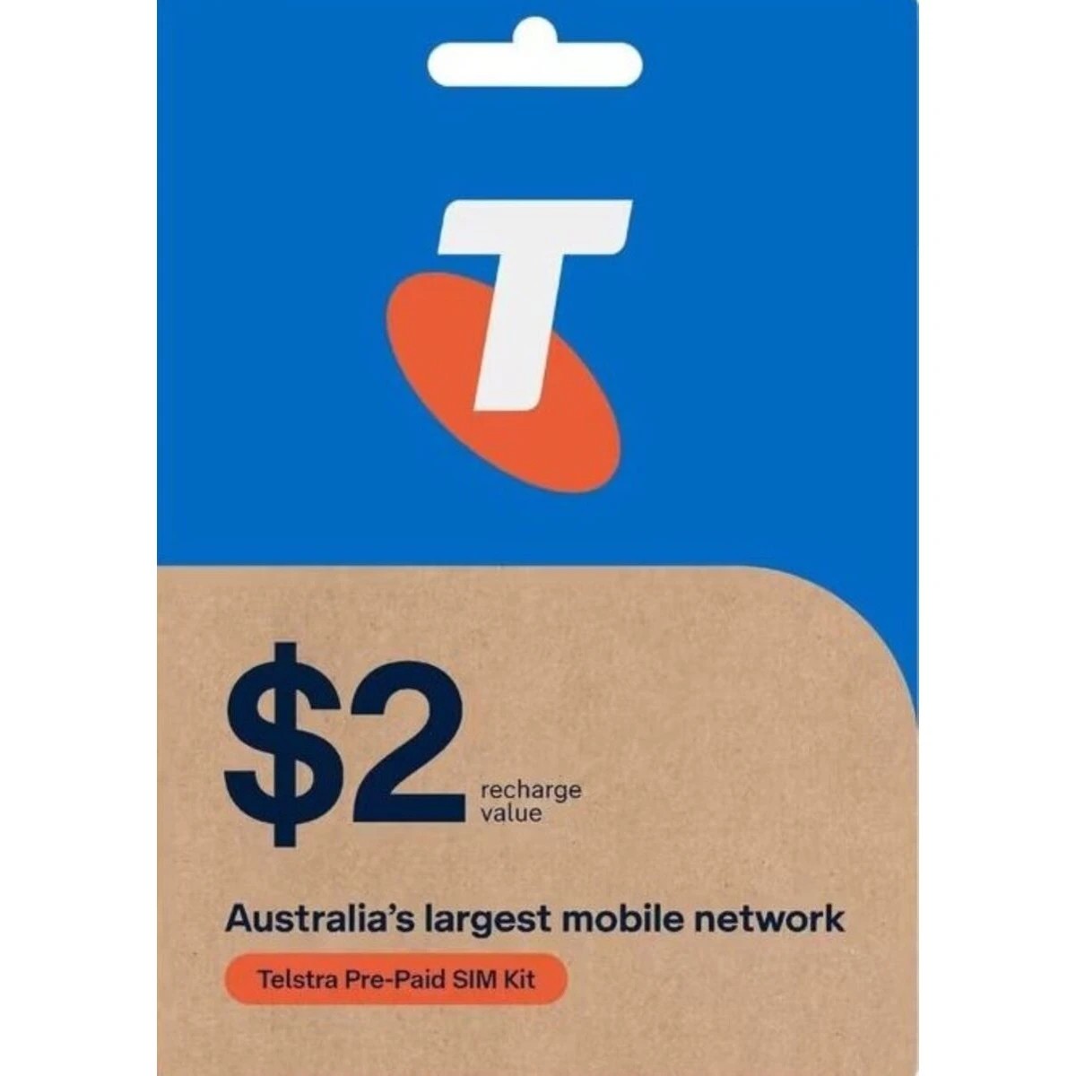 1 Telstra $2 Pre-Paid SIM Starter Kit