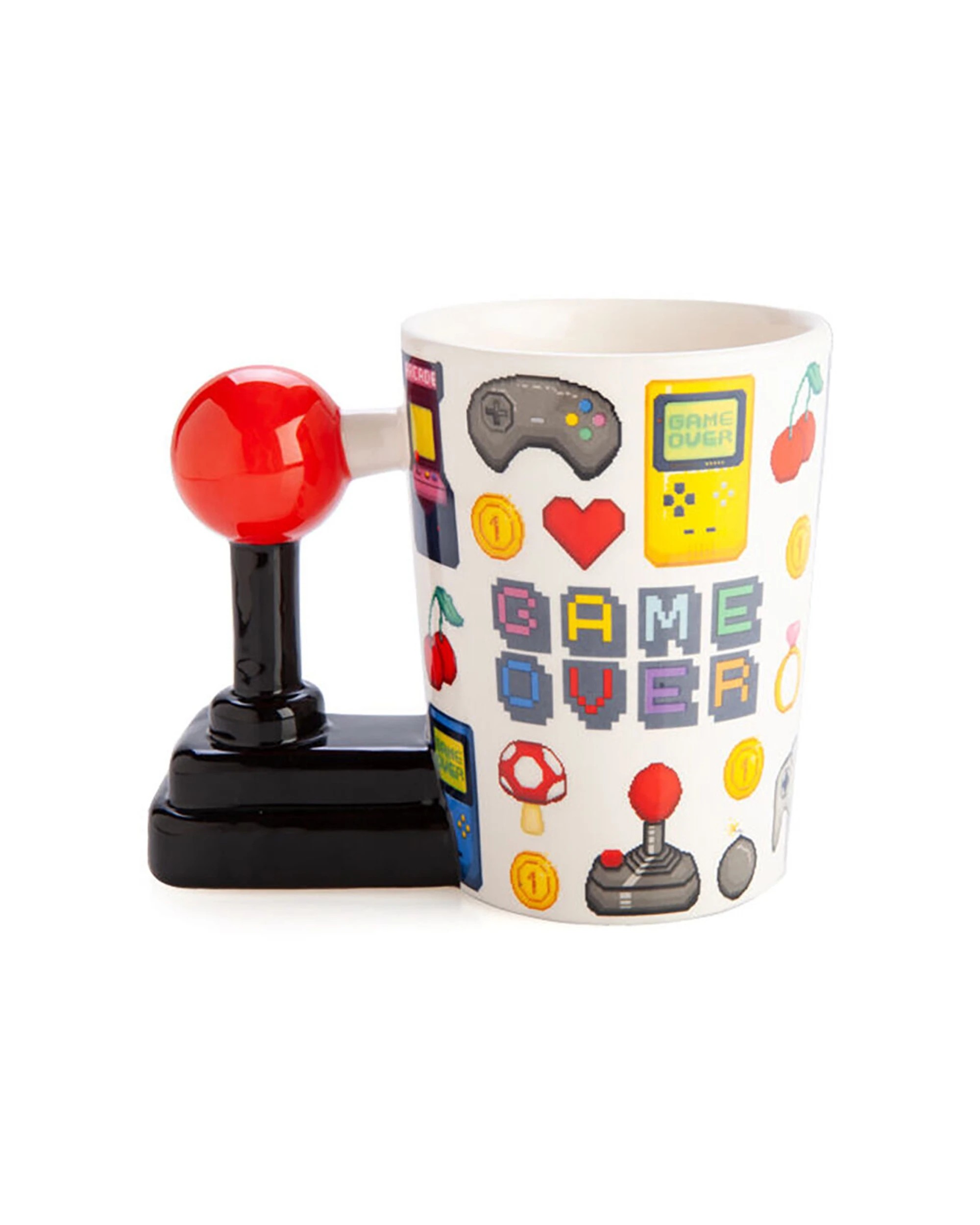 2 MDI Gamer Ceramic Mug Joystick 3D Handle Mug 14x14cm - Multi, 2 of 5