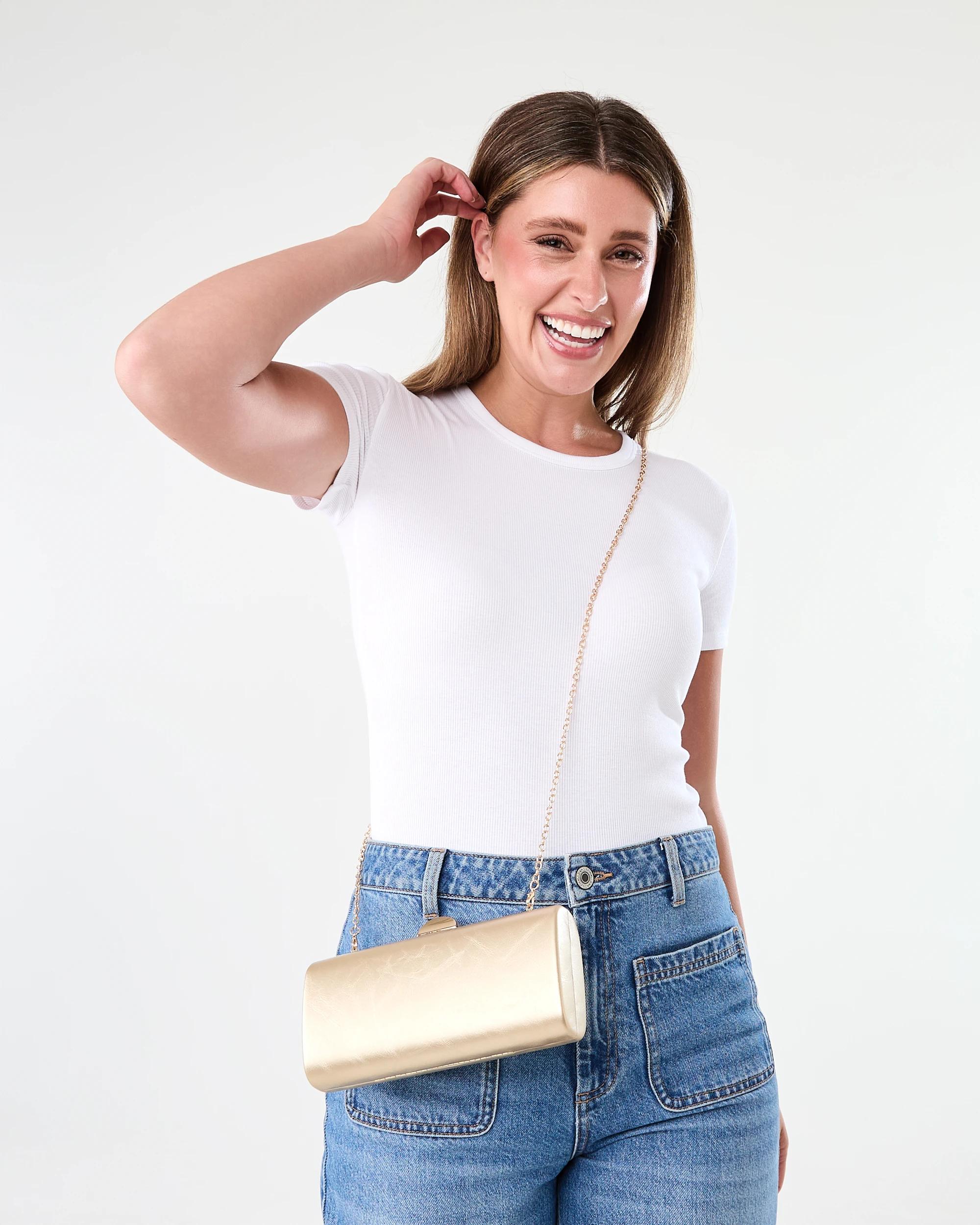 6 Hard Case Clutch Gold, 6 of 8