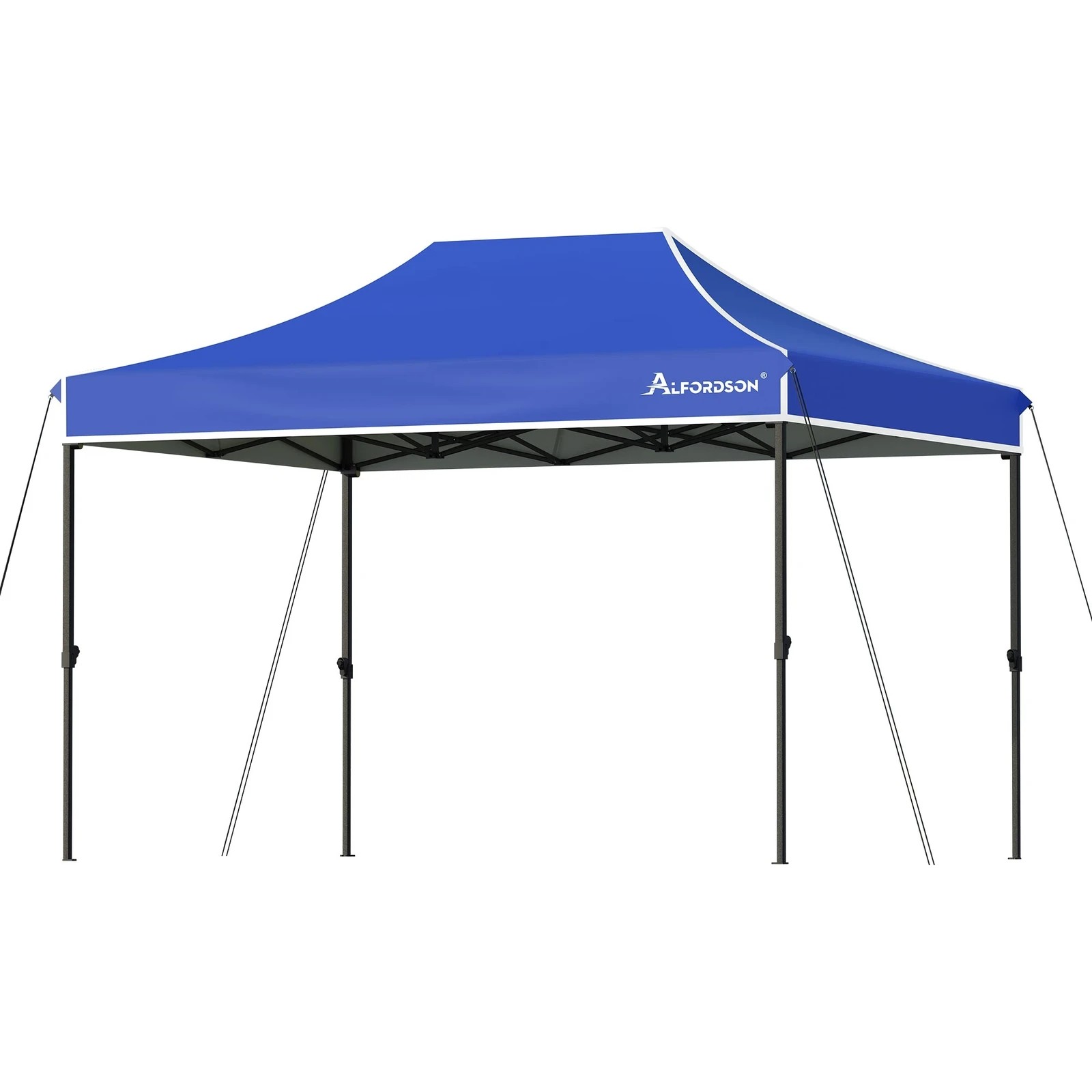 1 Alfordson Gazebo 3x4.5m Pop Up Marquee Canopy - Blue, 1 of 10