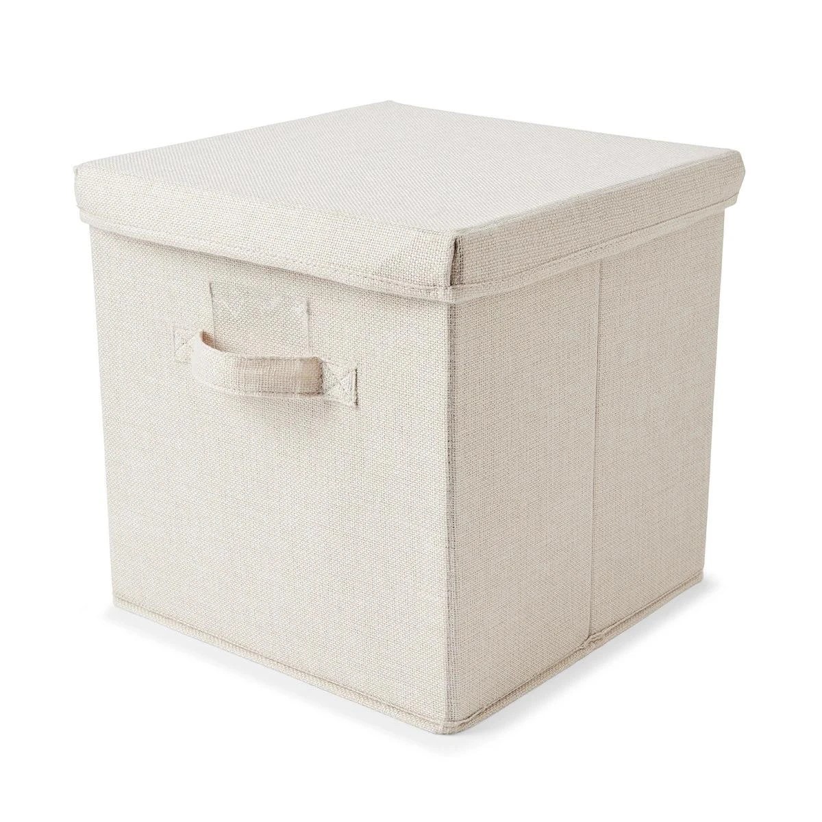 3 Linen Look Storage Box, 3 of 10