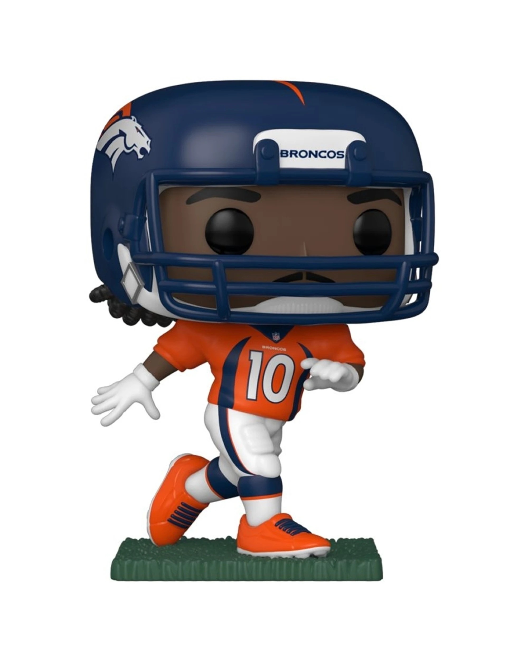 1 POP NFL Broncos Toy - Jerry Jeudy Action Figure - Pop Vinyl Figures 10cm - Multi, 1 of 3