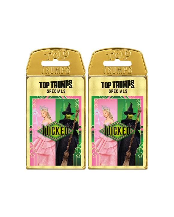 TOP TRUMPS 2PK Wicked Edition Family And Kids Trivia Card Game - Black