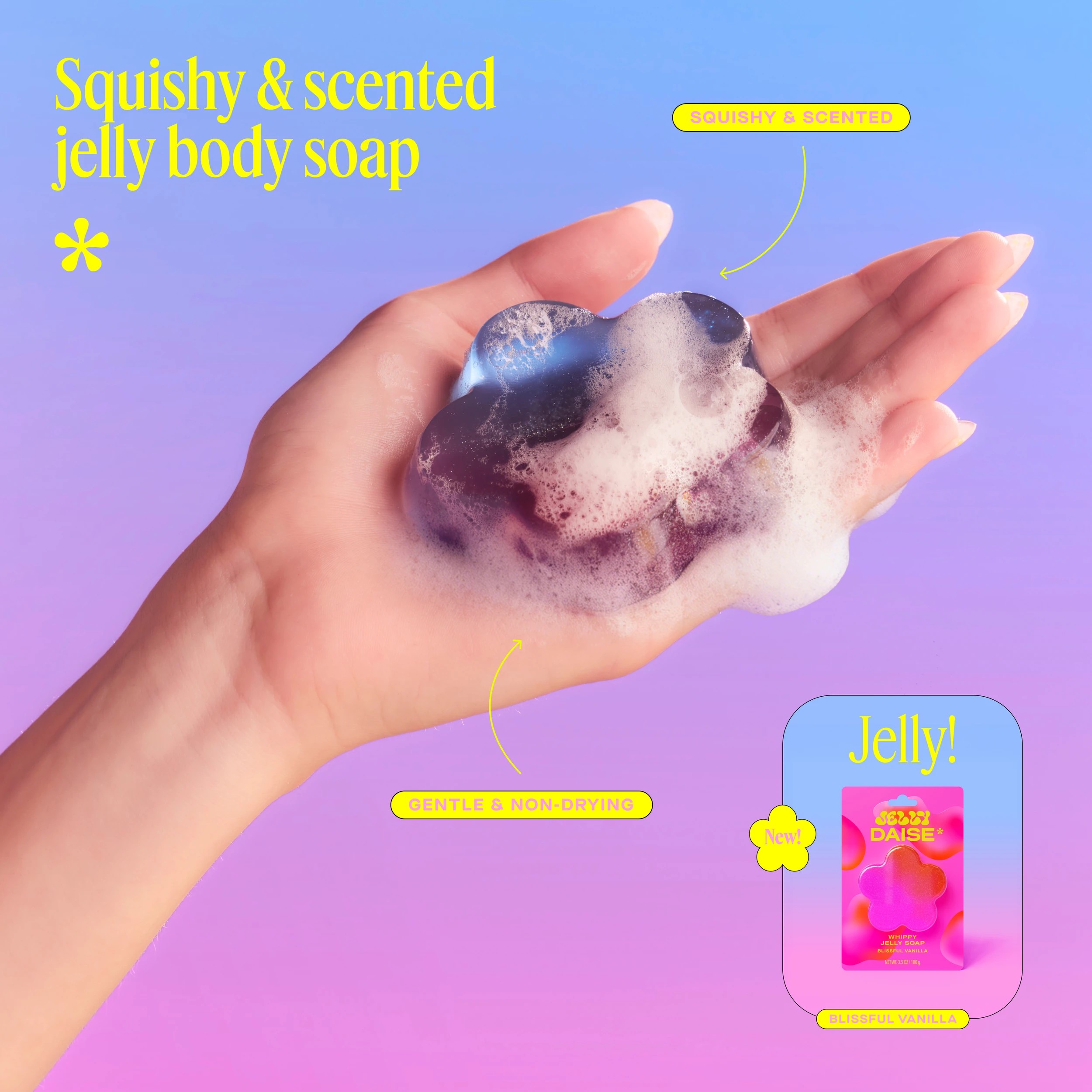 3 DAISE Whippy Jelly Soap 100g - Blissful Vanilla, 3 of 10