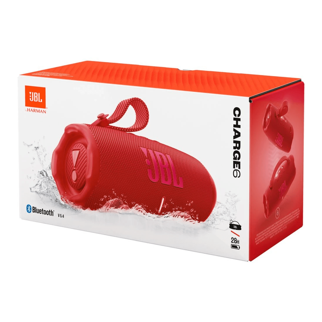 7 JBL Charge 6 Bluetooth Speaker Red, 7 of 8