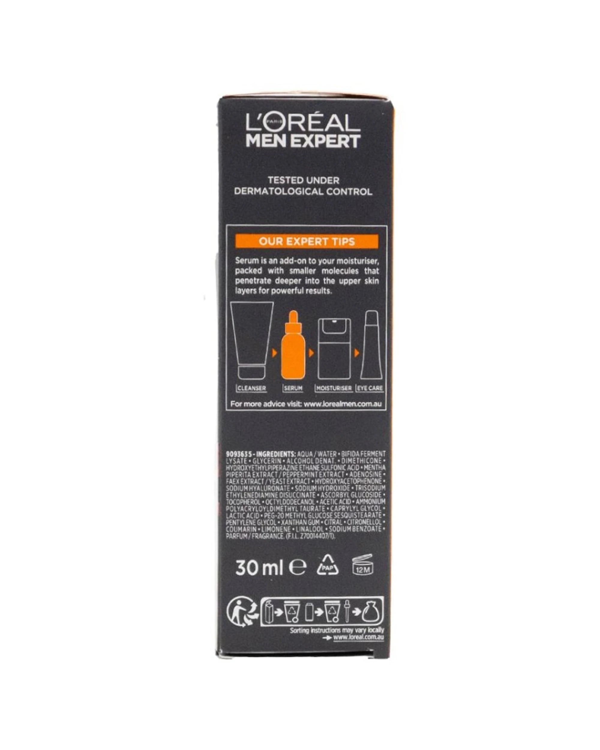 3 Loreal Men Expert Power Age Action Hyaluronic Acid Serum 6 Pack - Multi, 3 of 4