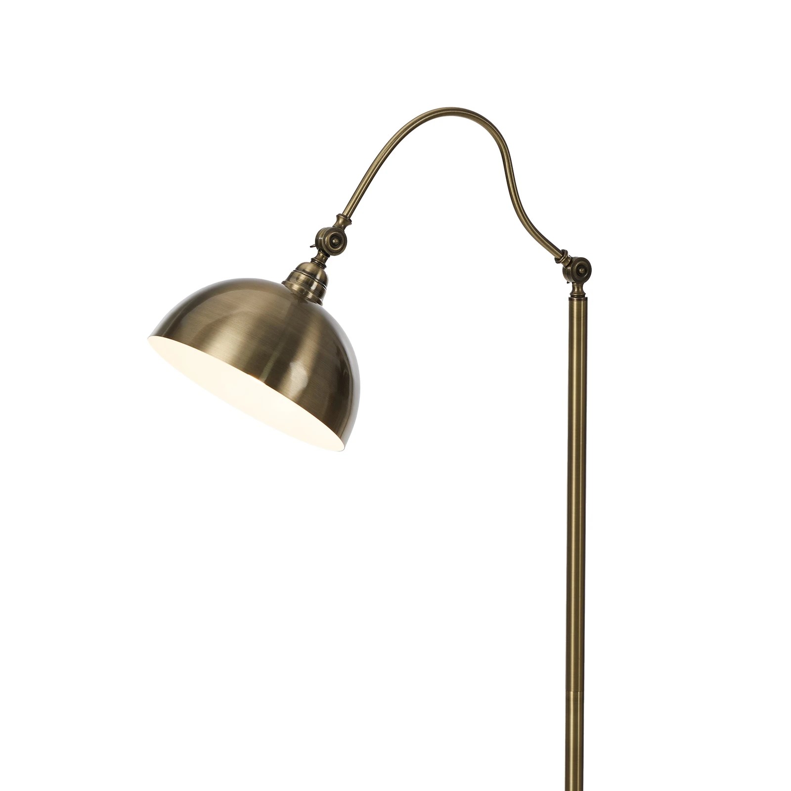 5 Oikiture Floor Lamps Standing Lamp Metal Frame Bronze-finish - Bronze, 5 of 9