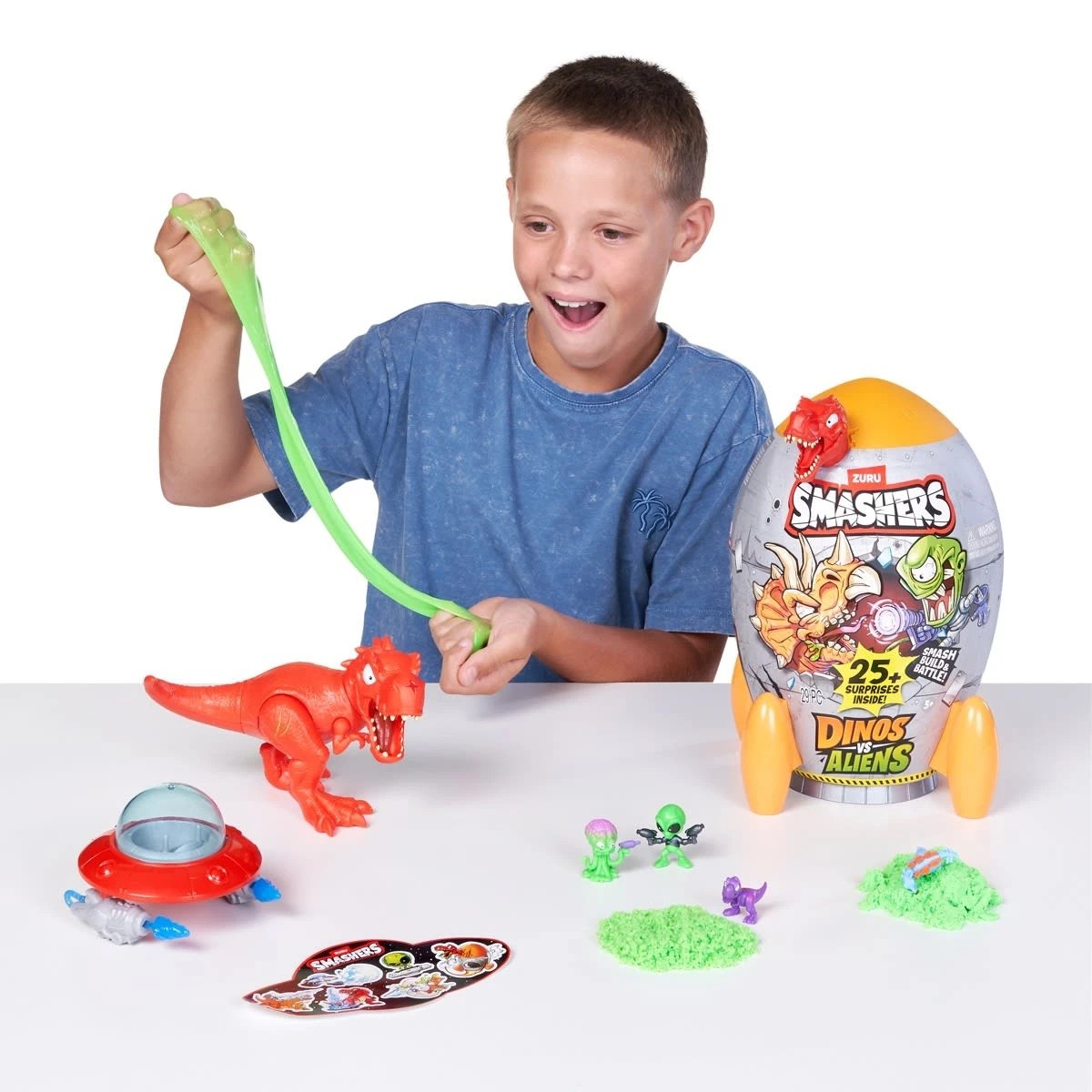 7 29 Piece Zuru Smashers Dinos vs Aliens - Assorted, 7 of 9