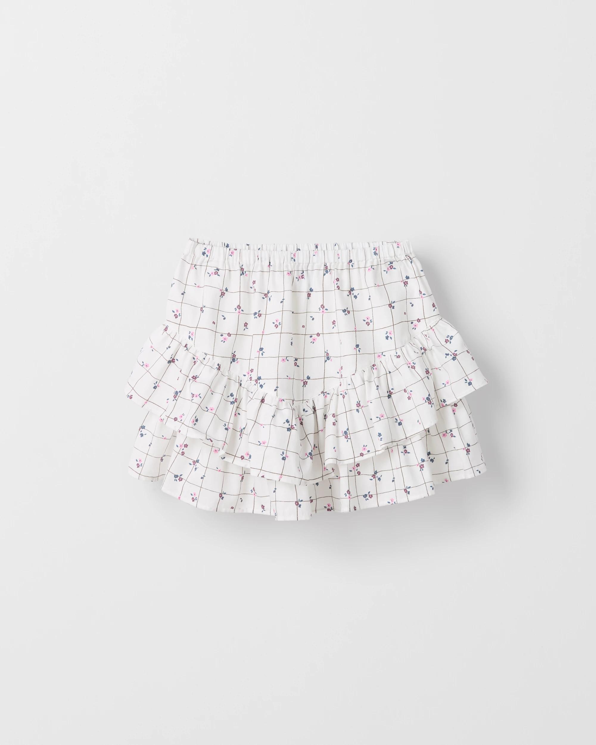 1 Target Kids Australian Cotton Woven Ruffle Mini Skirt CREAM, 1 of 6