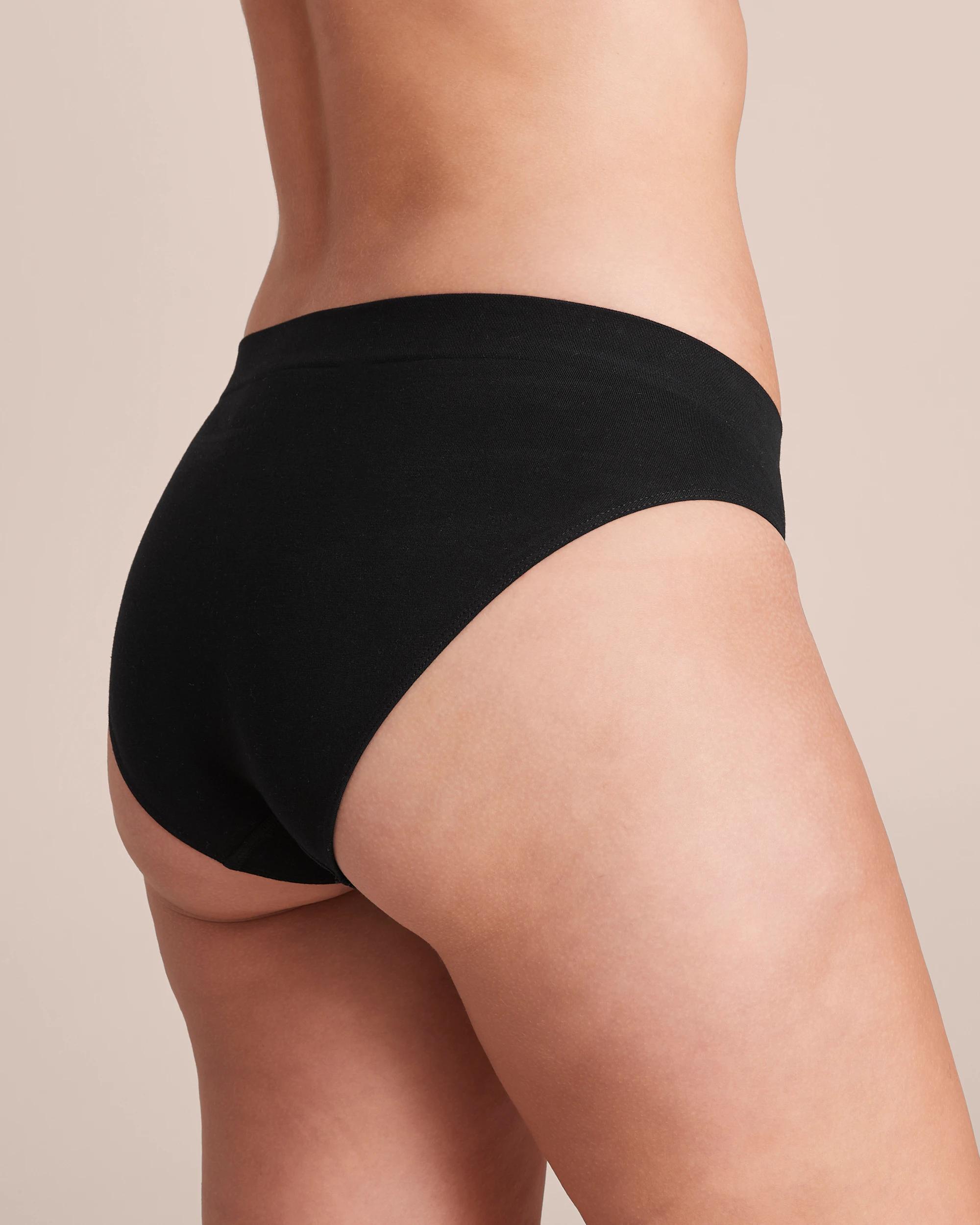 6 Target 2 Pack Cotton Seamfree Bikini Briefs BLACK, 6 of 8