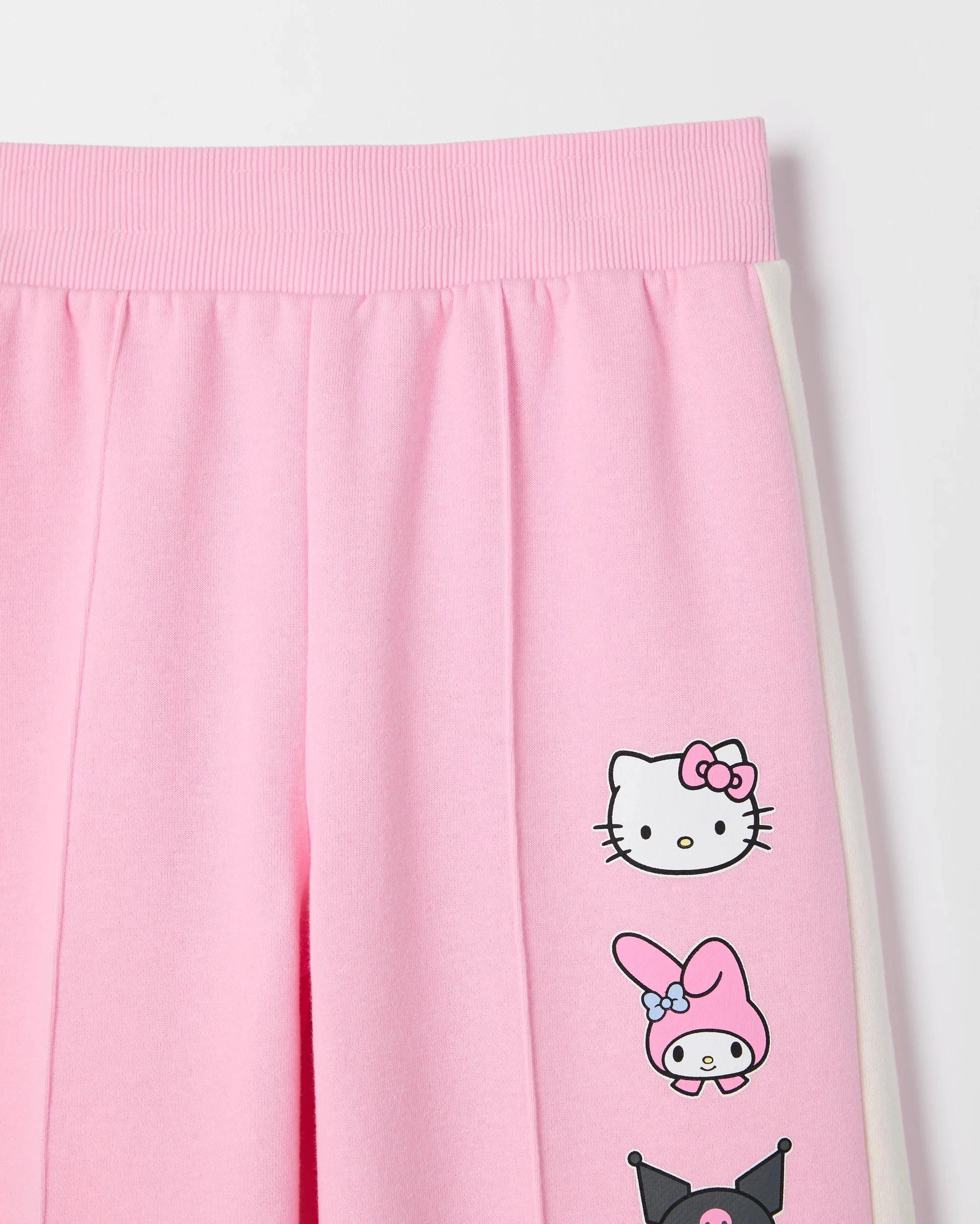 2 Hello Kitty Australian Cotton Blend Trackpants PINK, 2 of 2