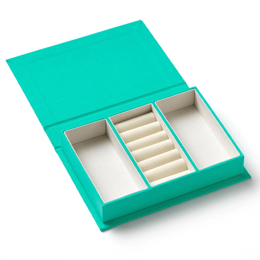 4 Printworks Jewellery Box A Girls Best Friend - Turquoise Small - Blue, 4 of 4