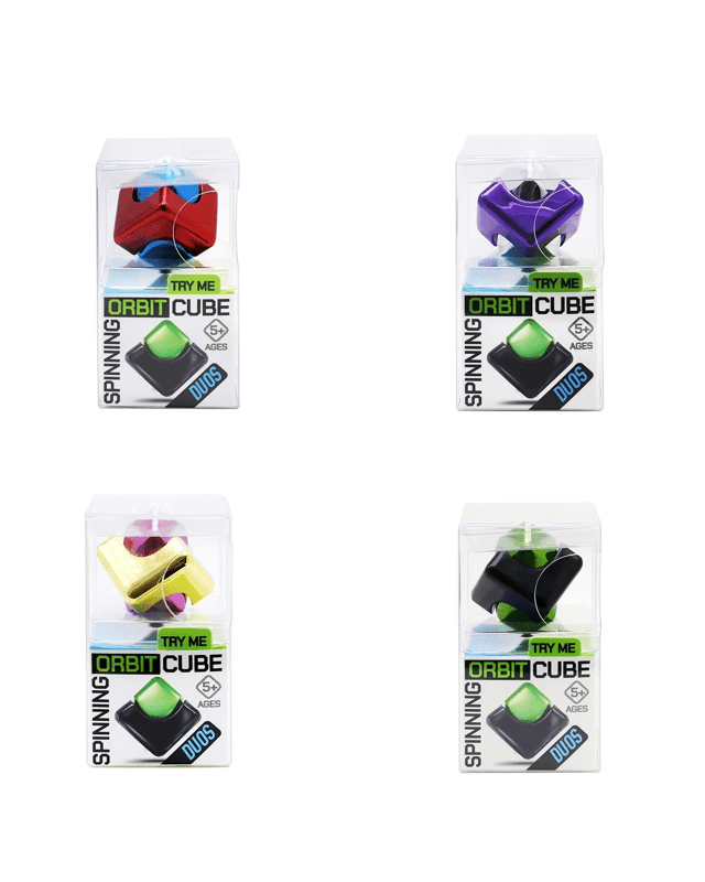 Trend Hub Spinning Metal Fusion Orbit Cube - Asso