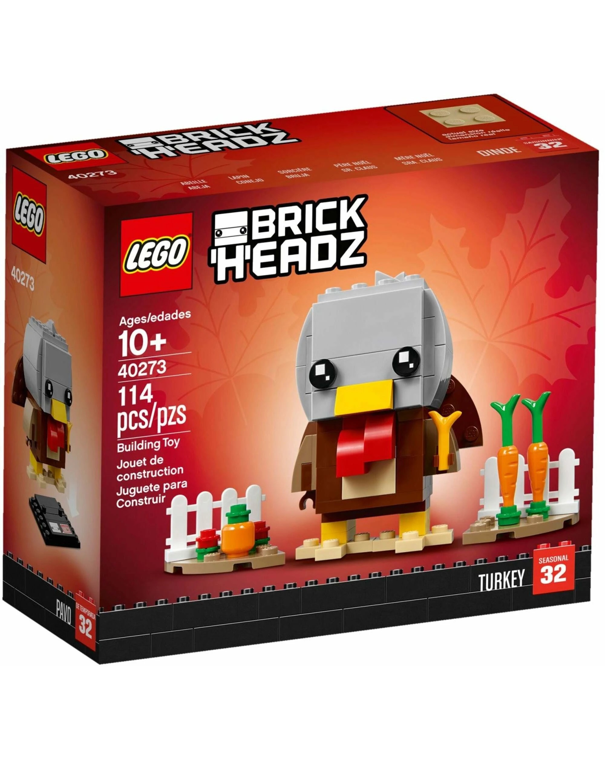 1 LEGO 40273 Thanksgiving Turkey BrickHeadz Set, 1 of 3